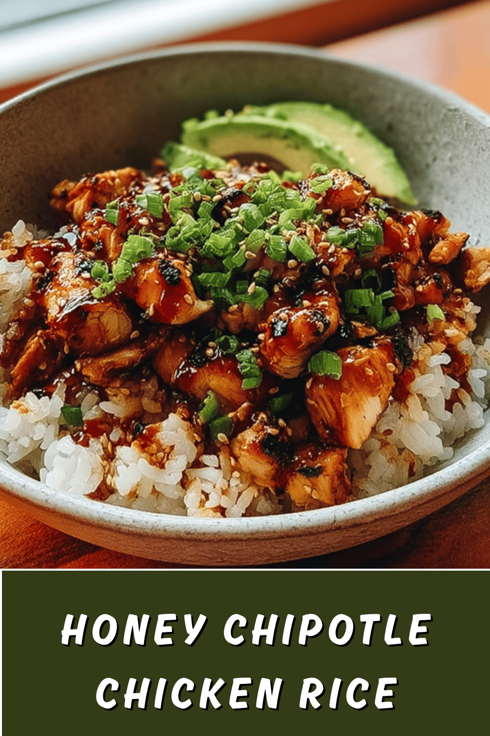Honey Chipotle Chicken Rice Bowls