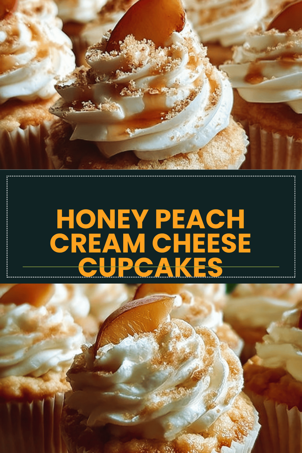 Honey Peach Cream Cheese Cupcakes With Sweet And Tangy Flavor 6 Honey Peach Cream Cheese Cupcakes
