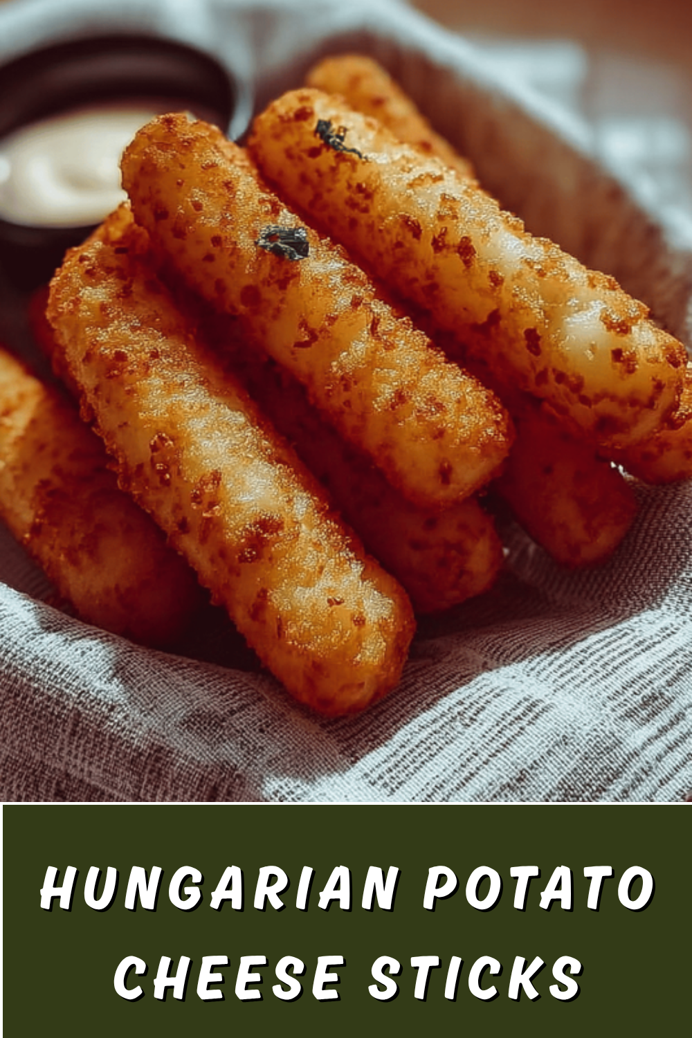 Hungarian Potato Cheese Sticks