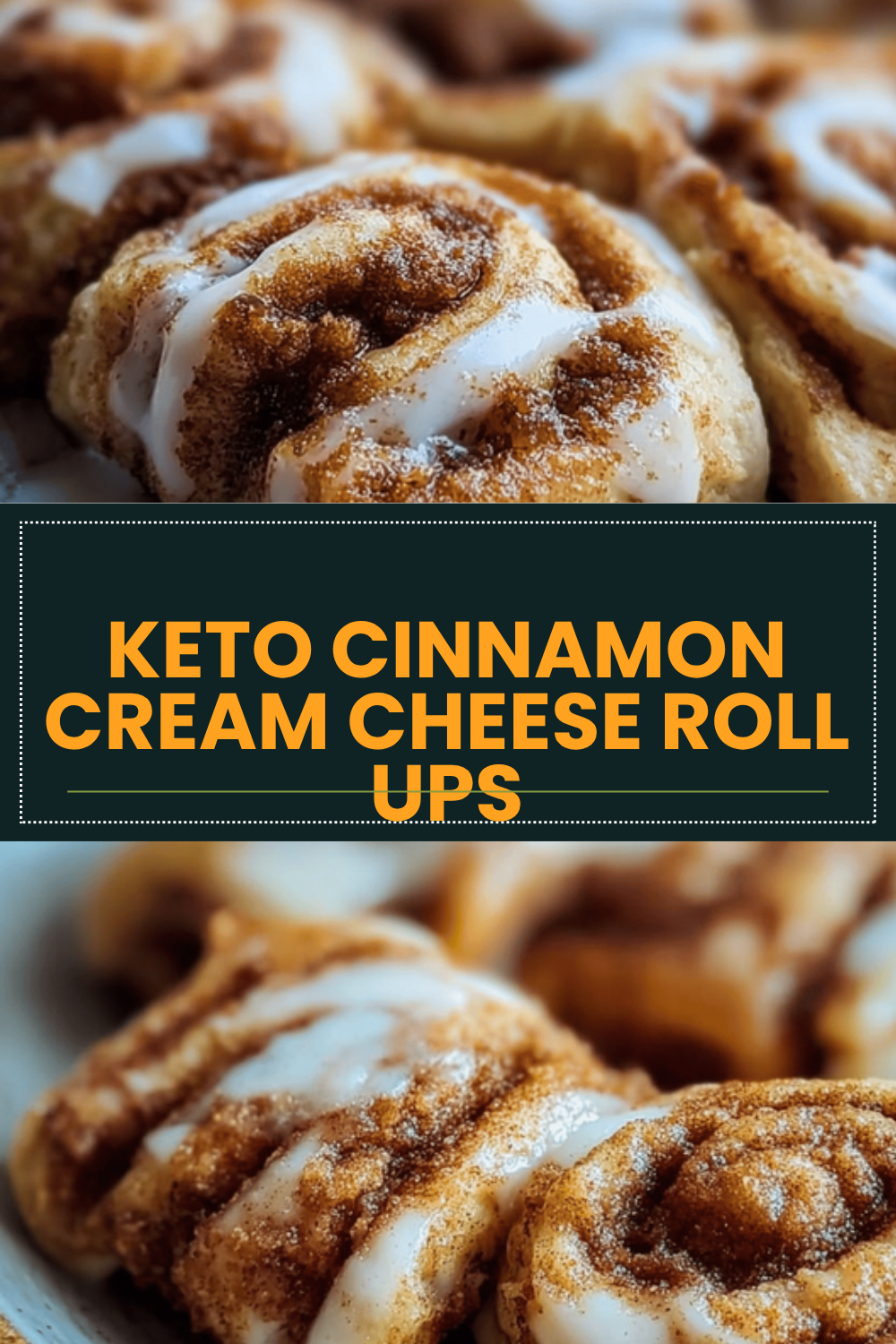 Keto Cinnamon Cream Cheese Roll Ups