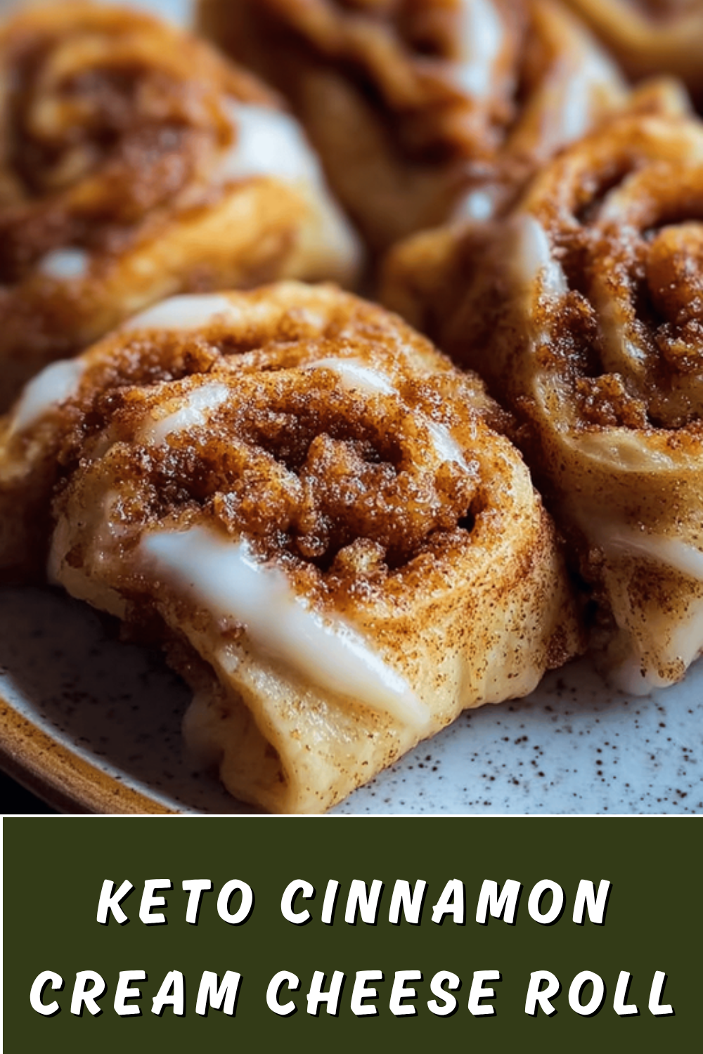 Keto Cinnamon Cream Cheese Roll Ups