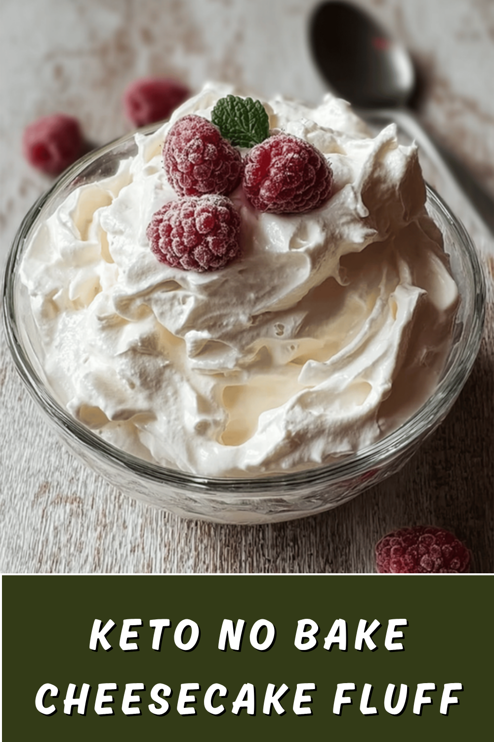 Keto No Bake Cheesecake Fluff
