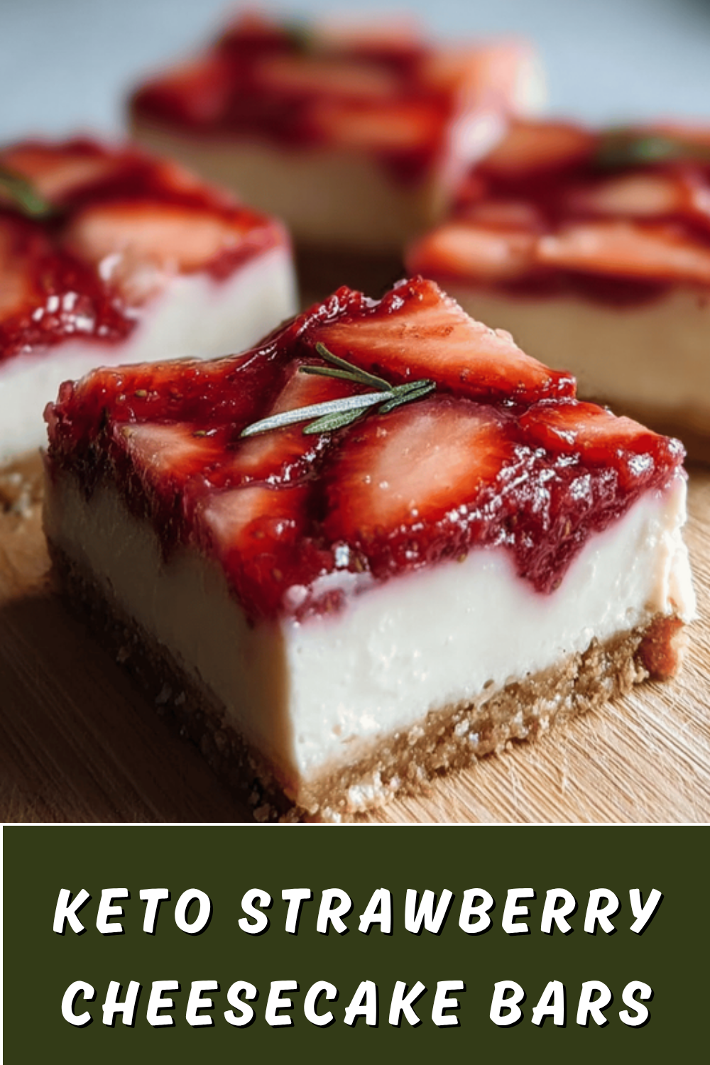 Keto Strawberry Cheesecake Bars Recipe With Low-Carb Ingredients 7 Keto Strawberry Cheesecake Bars