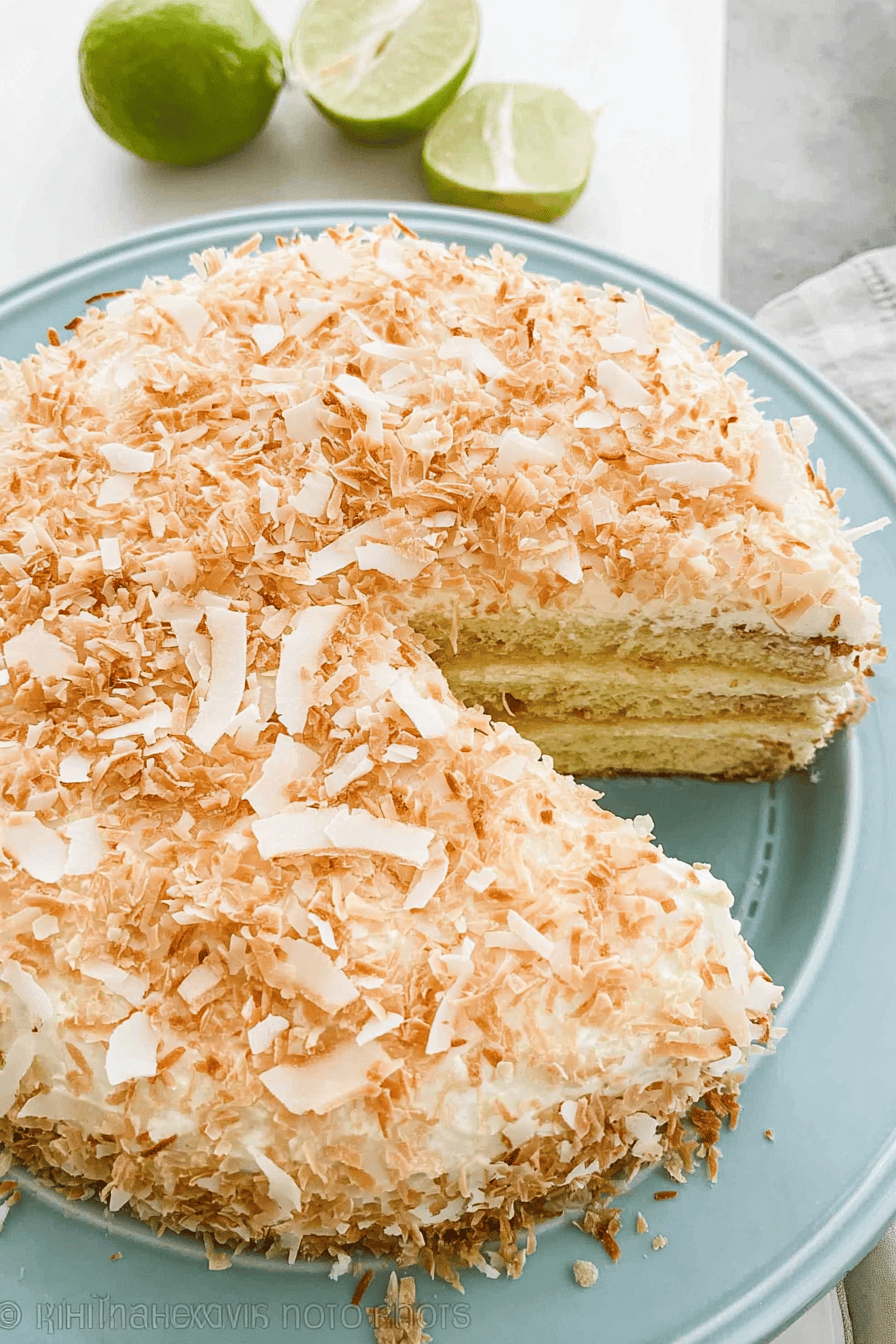 Key Lime Coconut Sheet Cake Recipe With Zesty And Creamy Flavors 6 Key Lime Cake Coconut