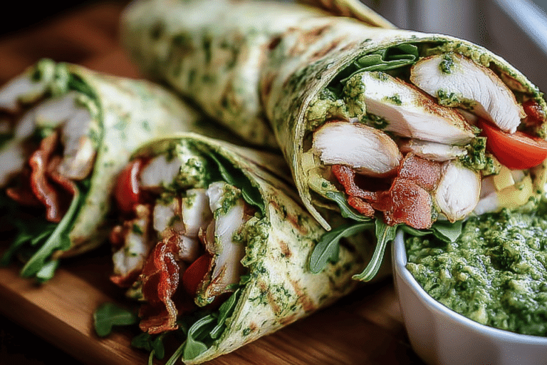 Low Carb Pesto Chicken Wraps 27.Png