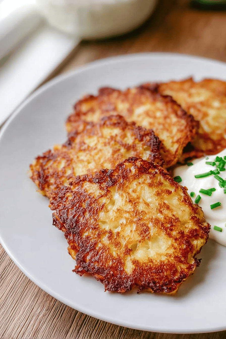 Meat Stuffed Potato Pancakes