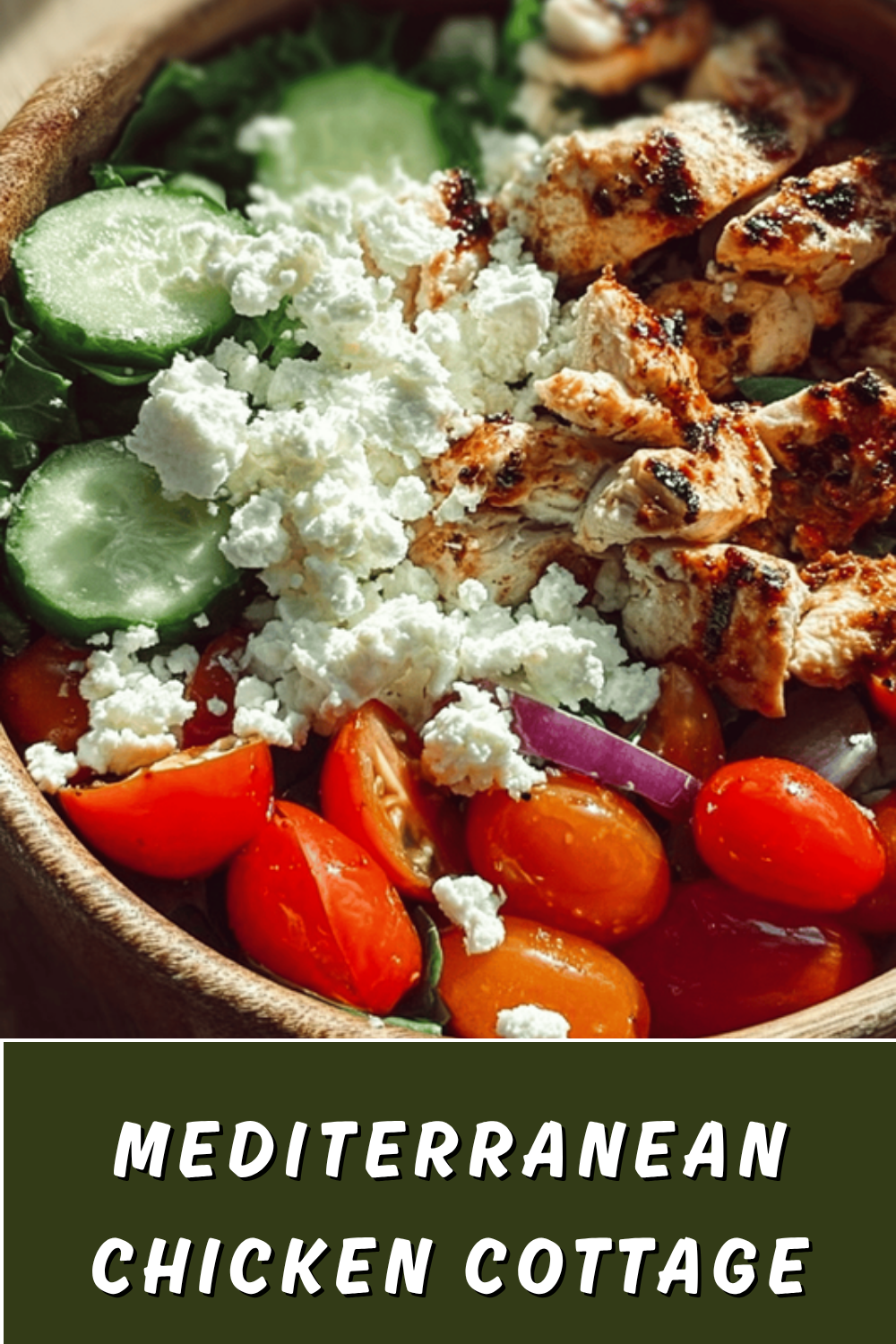 Chicken Power Bowl Recipe With Nutritious Ingredients For Quick Meals 7 Mediterranean Chicken Cottage Cheese Power Bowl