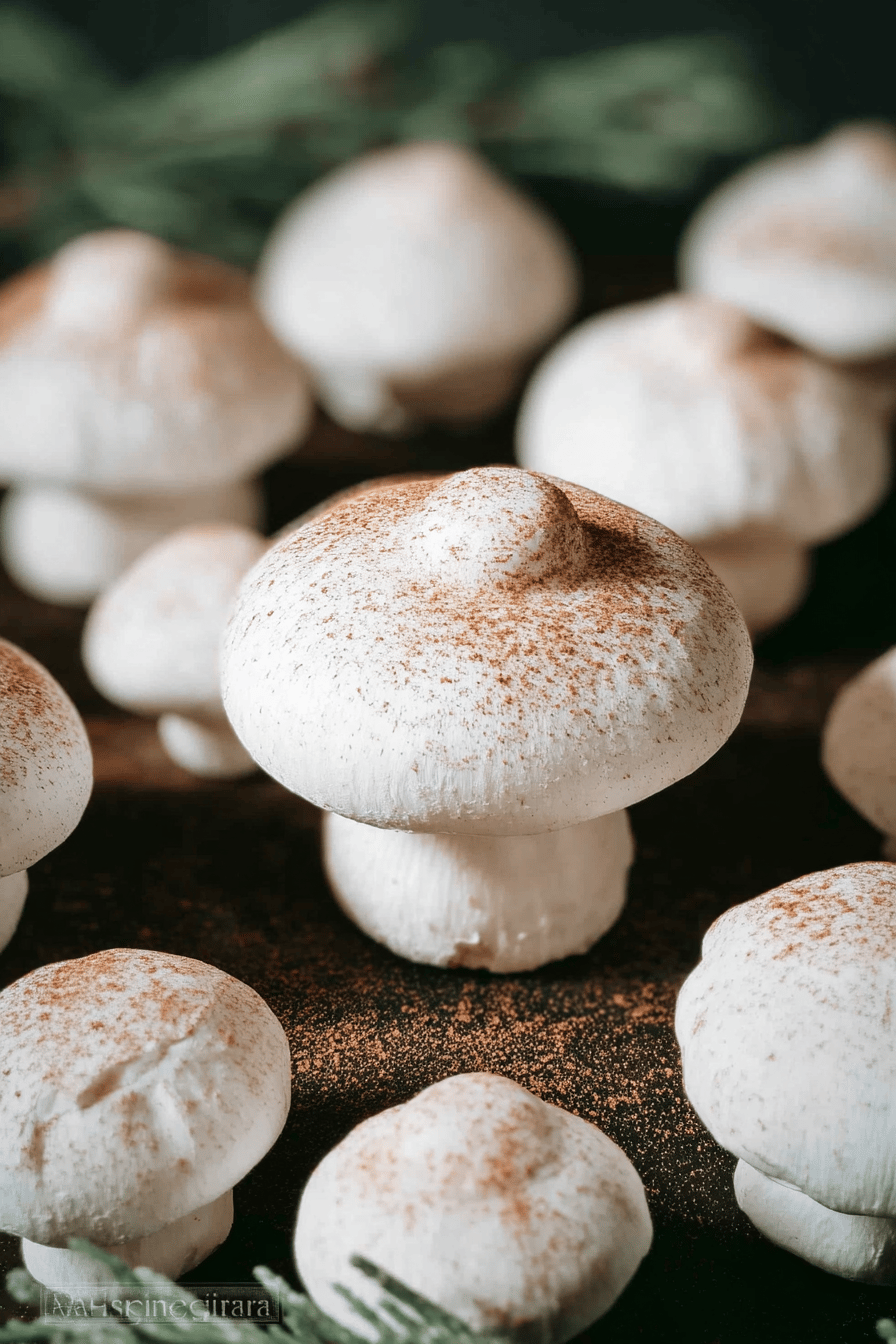 Meringue Mushrooms