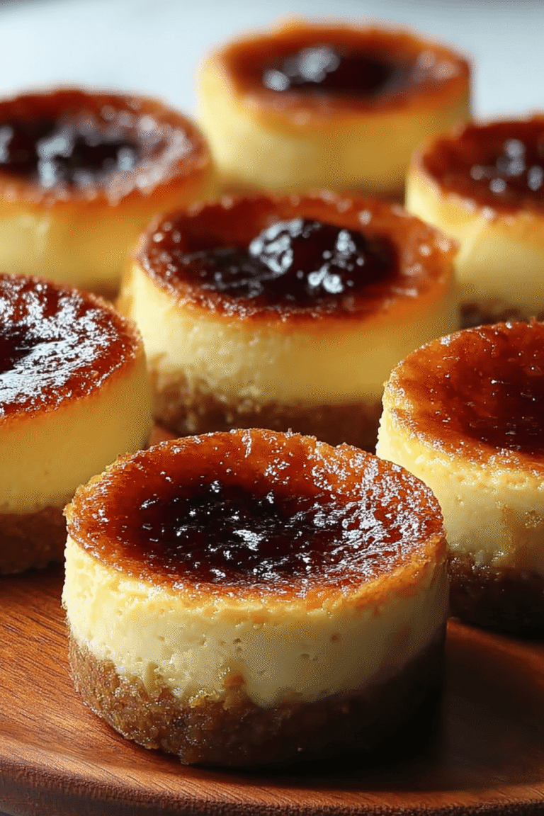 Mini Creme Brulee Cheesecakes 9.Png