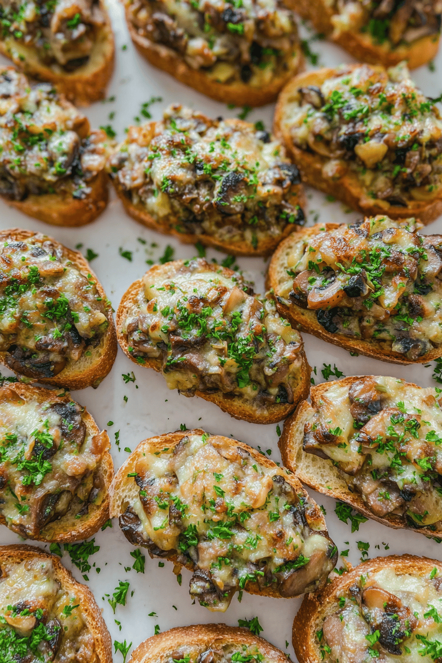 Mushroom Sandwich Melts With Savory Cheese And Herbs 6 Mushroom Sandwich Melts