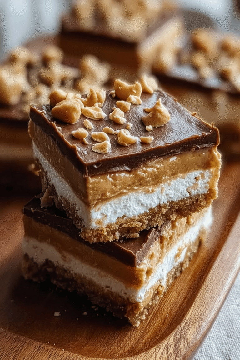 No Bake Peanut Butter Cheesecake Bars 67.Png