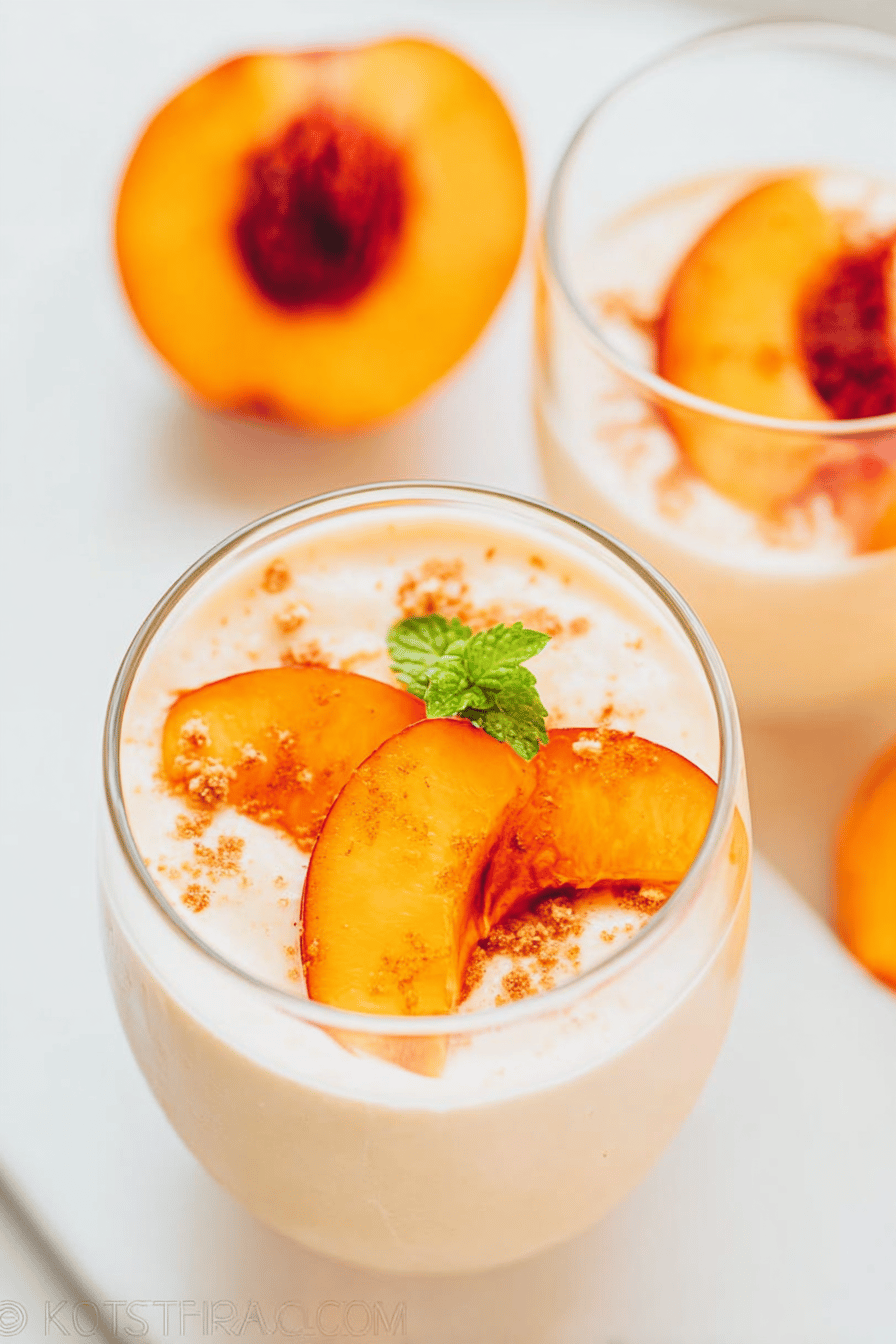 Peach Mousse Recipe With Creamy Texture And Fresh Fruit Flavor 6 Peach Mousse