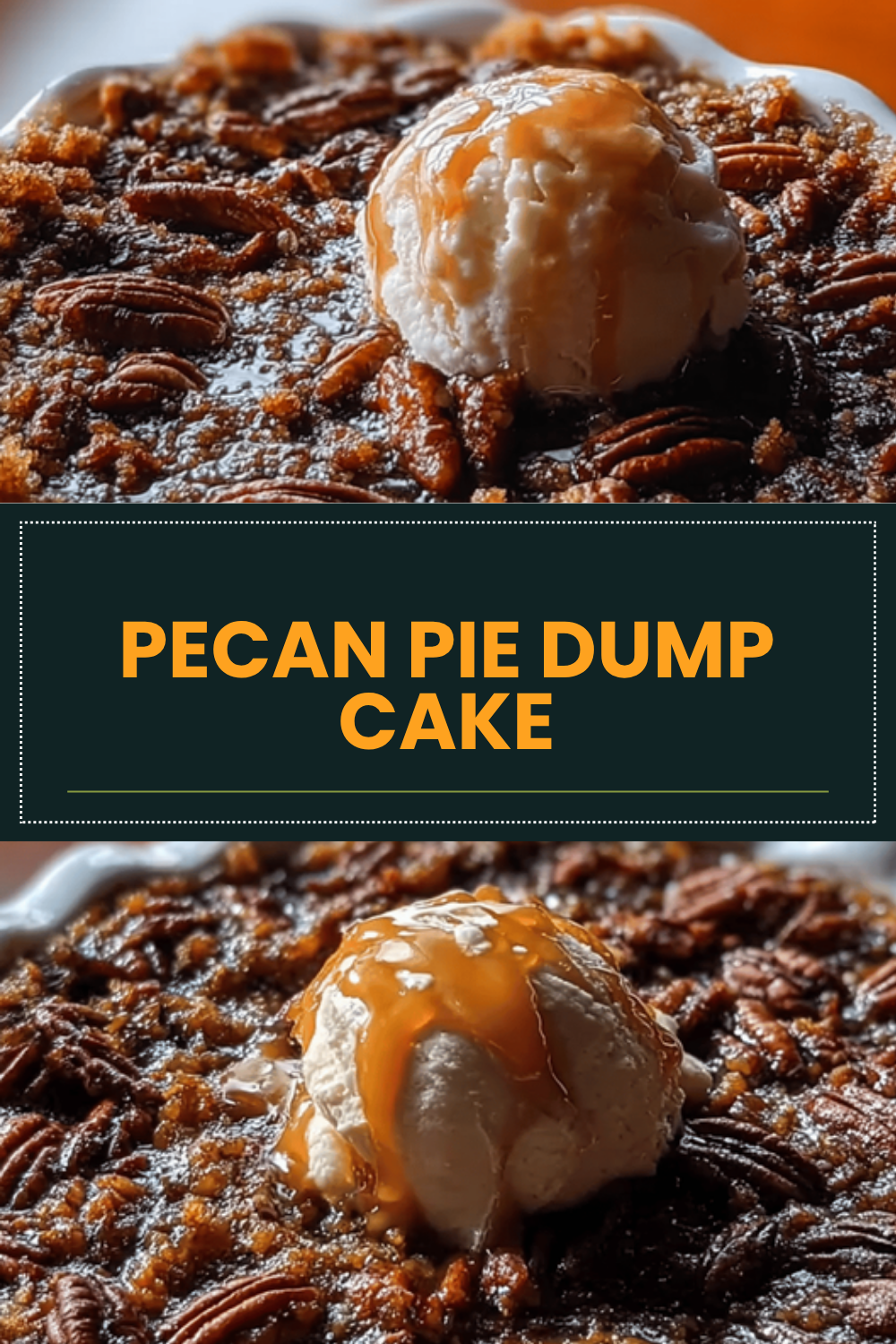 Pecan Pie Dump Cake