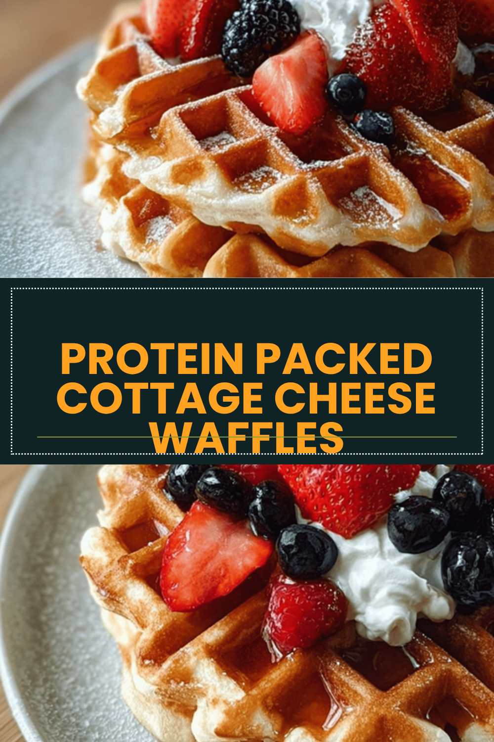 Homemade Waffle Recipe With Simple Ingredients And Crispy Texture 6 Protein Packed Cottage Cheese Waffles