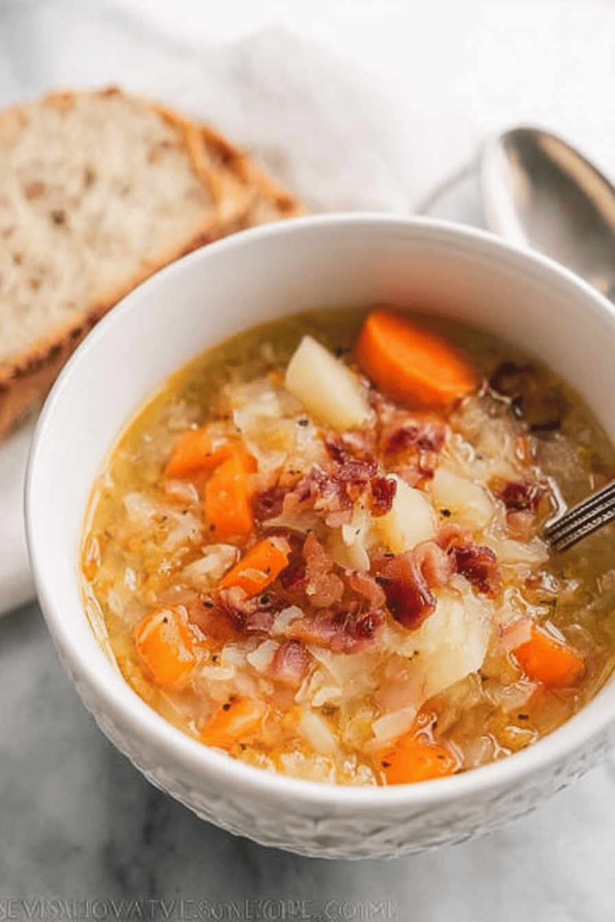 Sauerkraut Soup Recipe With Traditional Kapustnyak Flavors 6 Sauerkraut Soup