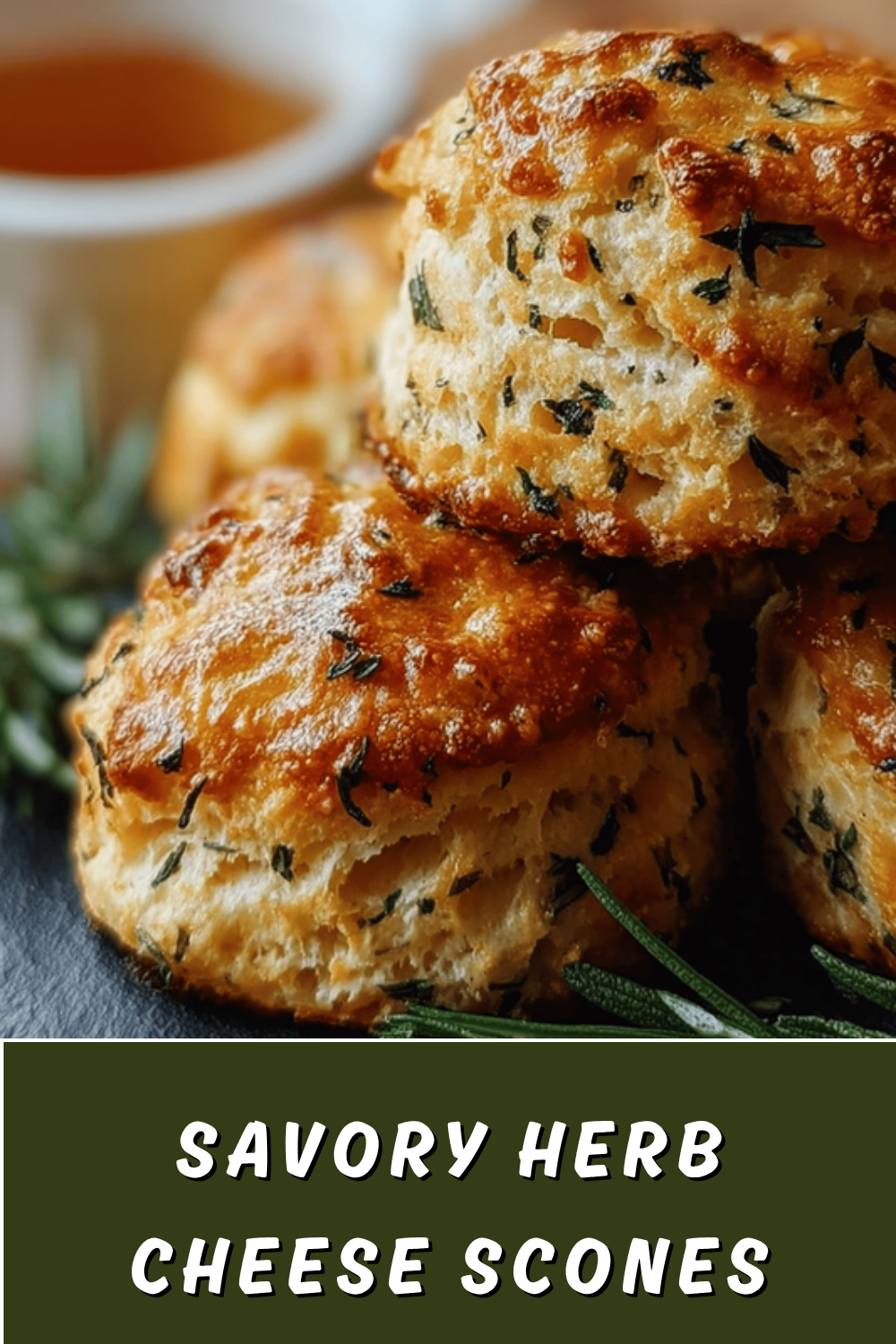 Herb And Cheddar Scones Recipe With Fresh Flavor And Flaky Texture 7 Savory Herb Cheese Scones