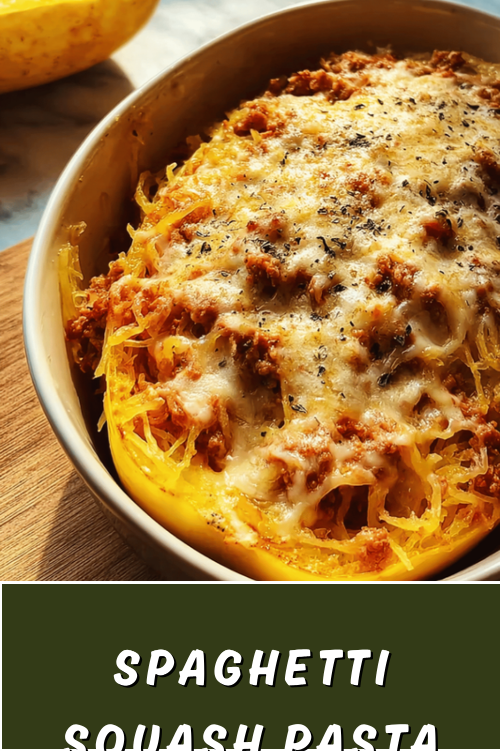 Spaghetti Squash Pasta Bake