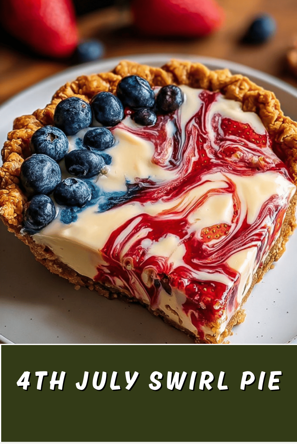 4Th July Swirl Pie