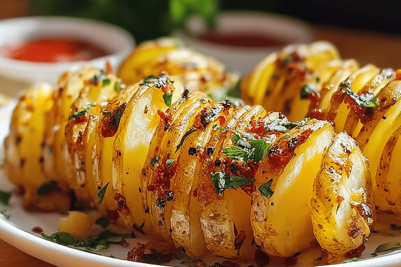 Accordion Potatoes Recipe Easy Crispy Sliced Potato Bake 6 Accordion Potatoes