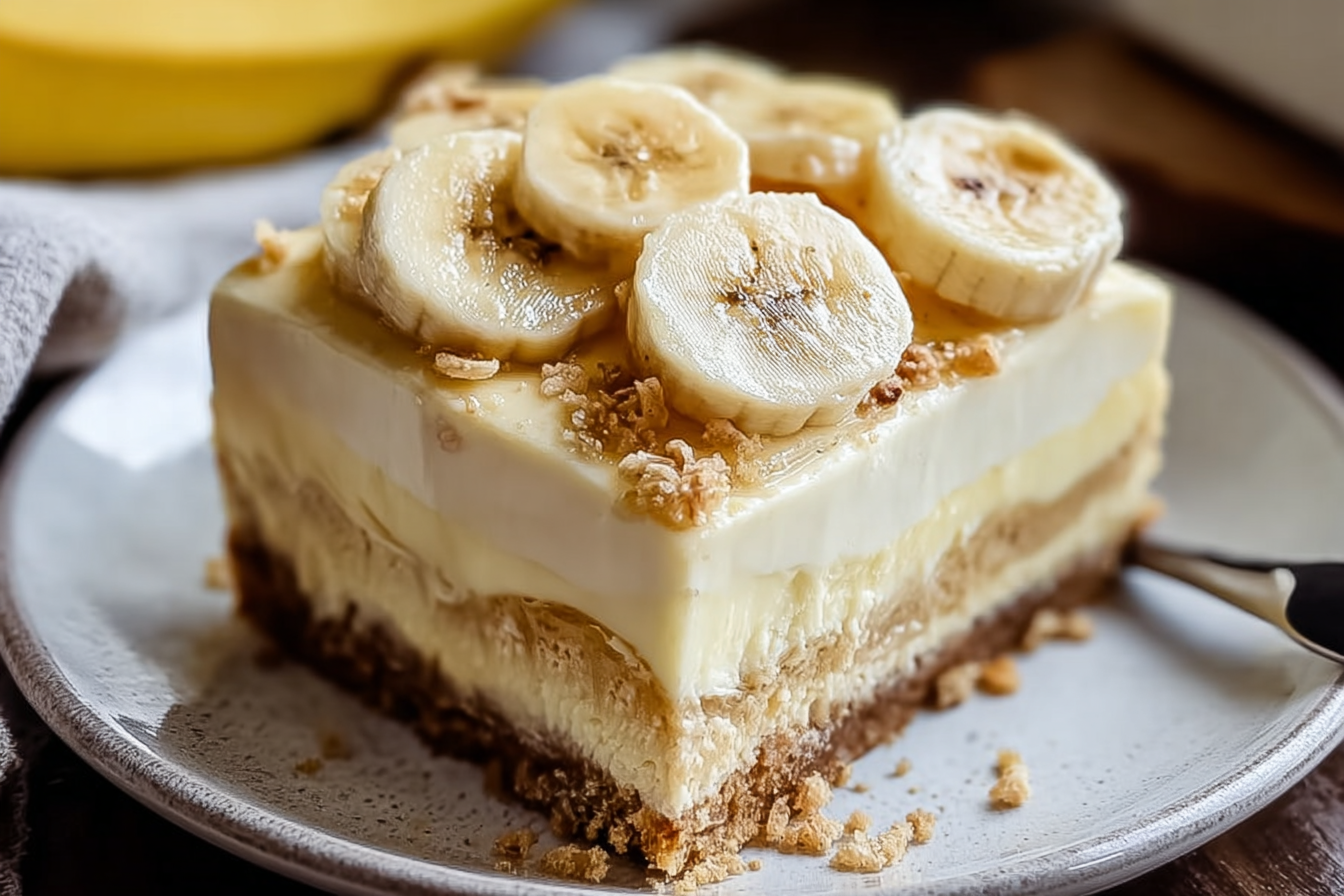 Banana Pudding Cheesecake Recipe With Creamy Layers And Crunchy Base 6 Banana Pudding Cheesecake