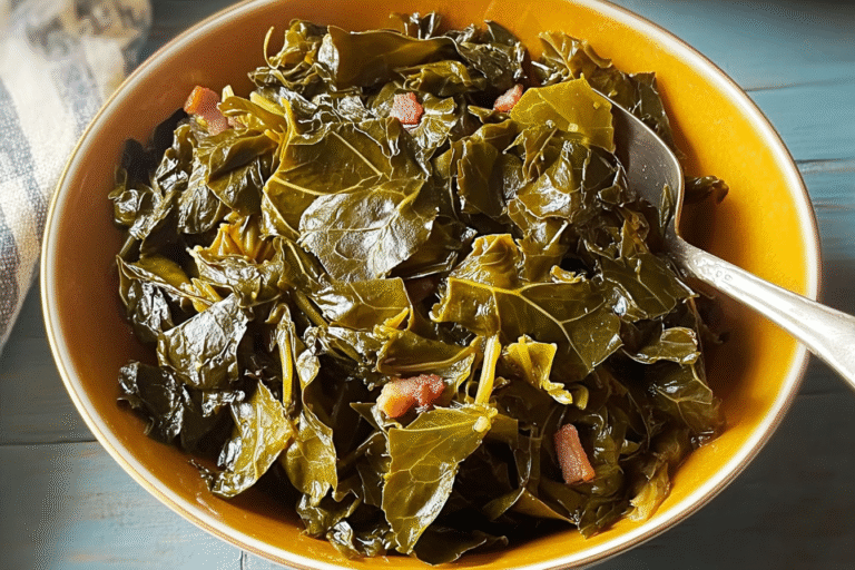 Braised Collard Greens And Cabbage With Bacon 55.Png