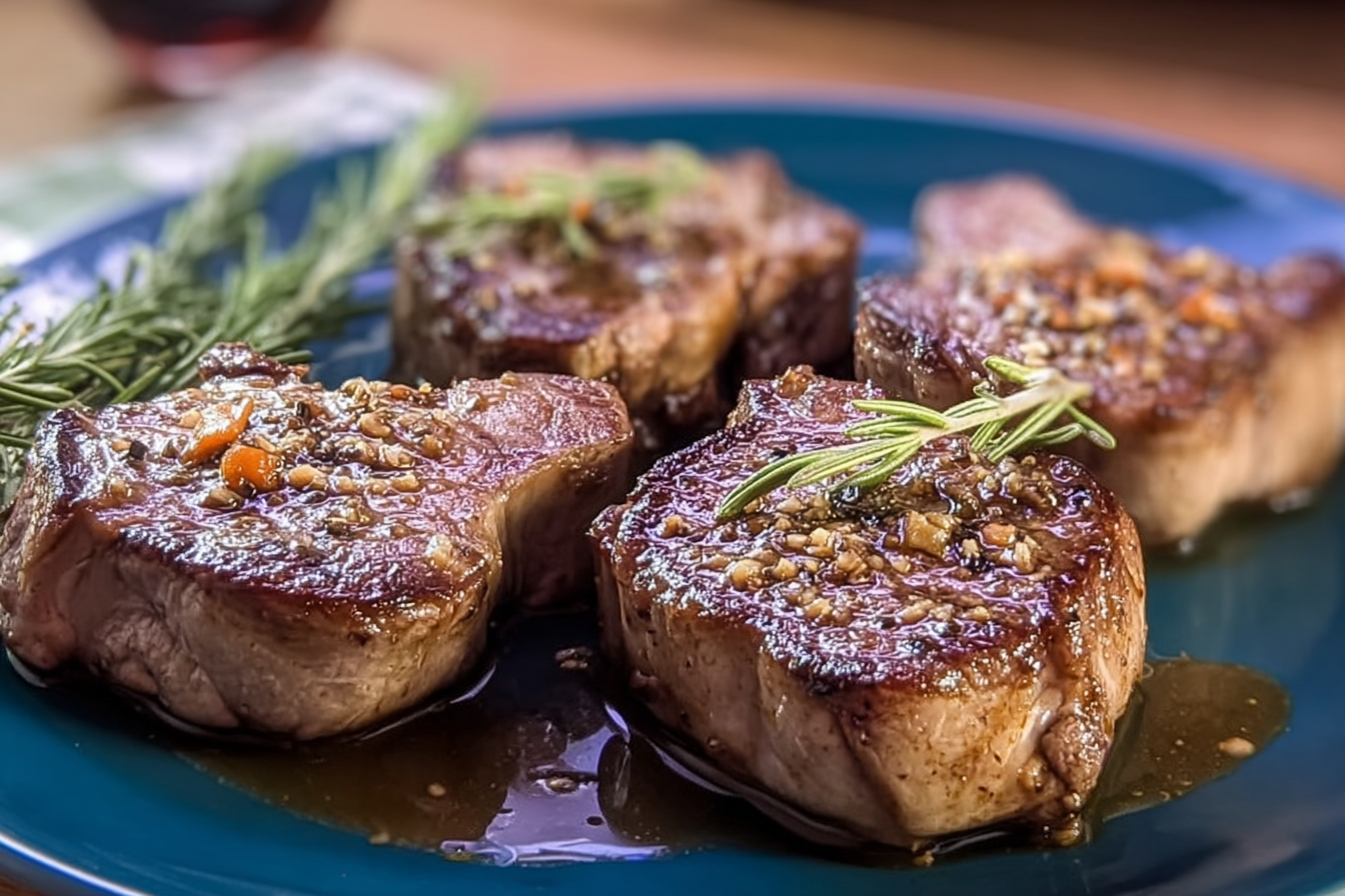 Broiled Lamb Loin Chops Recipe For Tender Juicy Flavor 6 Broiled Lamb Loin Chops