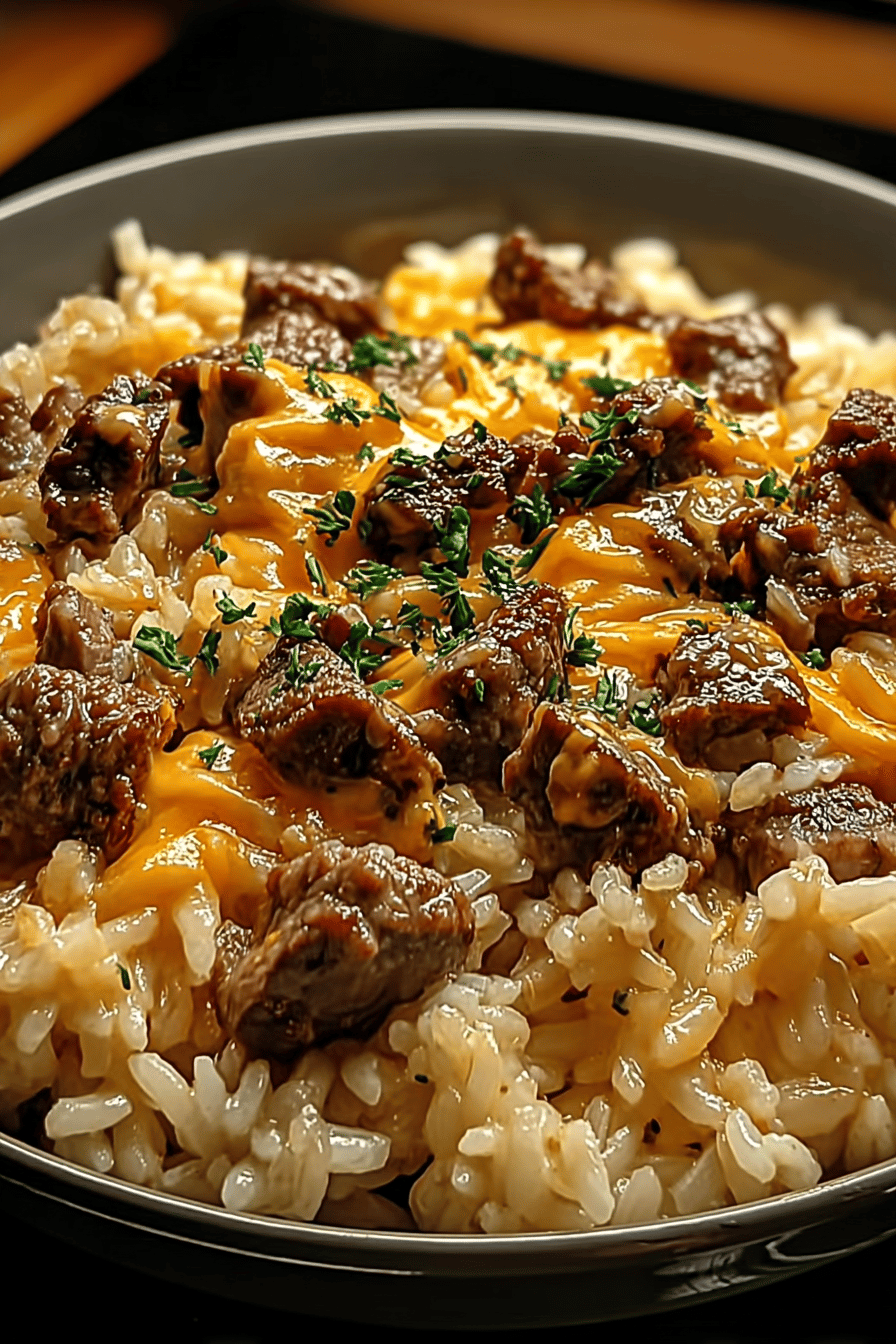 Buttery Beef Rice