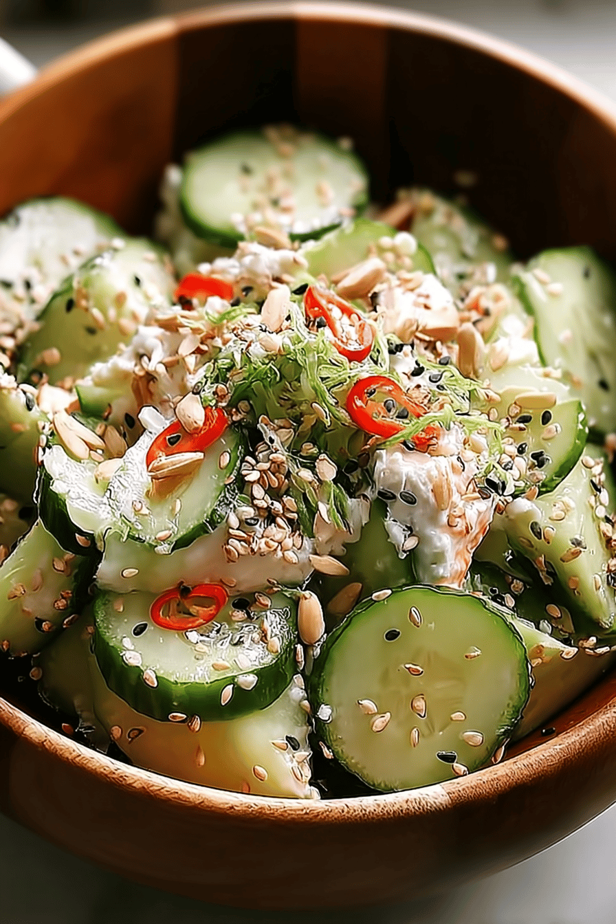 California Roll Cucumber Salad Recipe With Fresh And Crisp Flavors 6 California Roll Cucumber Salad
