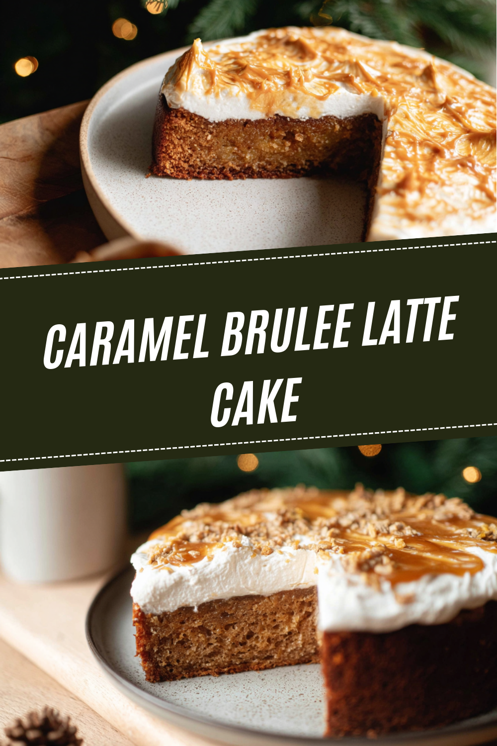 Caramel Brulee Latte Cupcakes Recipe With Creamy Coffee Frosting 7 Caramel Brulee Latte Cake