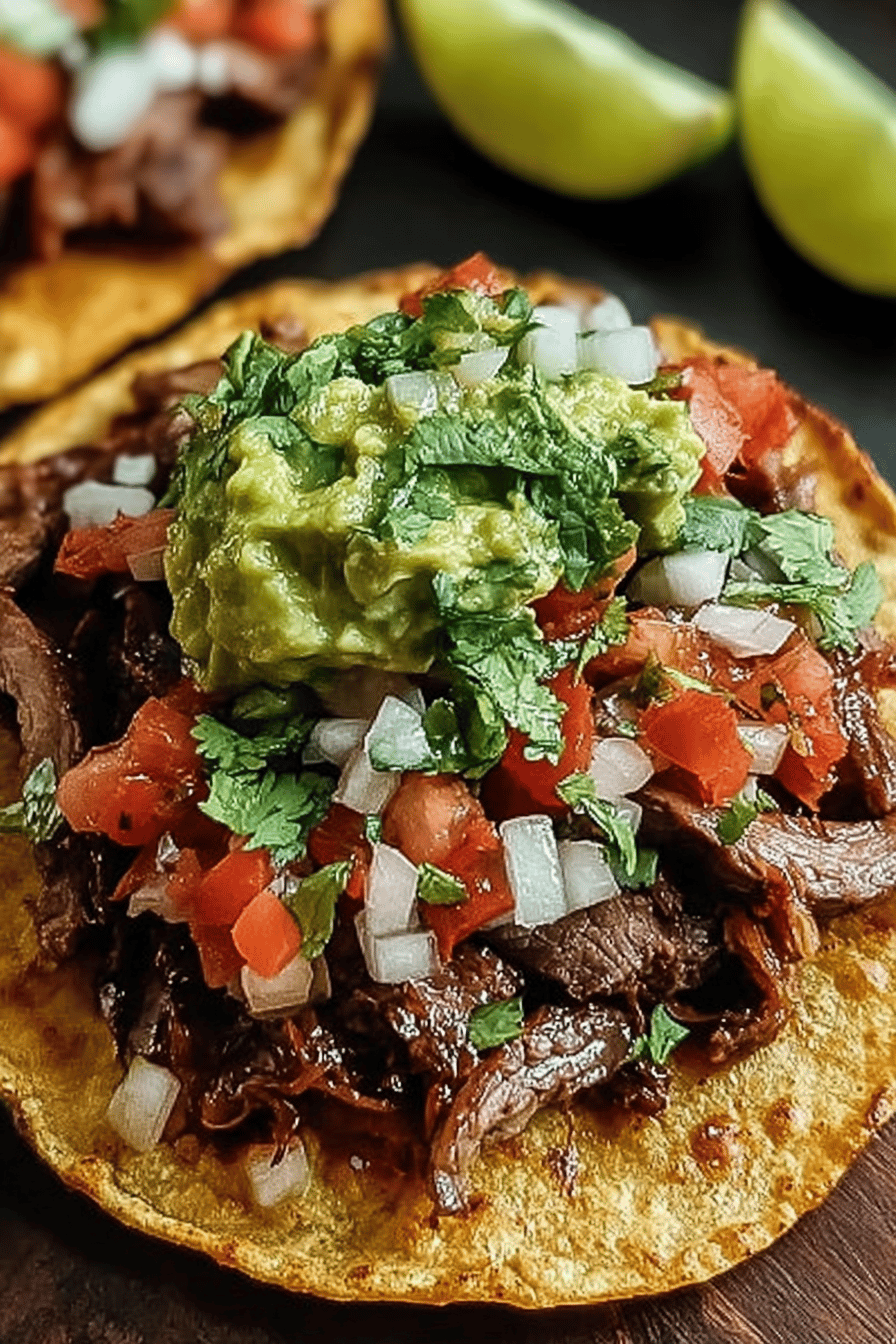 Carne Asada Tostada Recipe With Flavorful Grilled Beef And Fresh Toppings 6 Carne Asada Tostadas