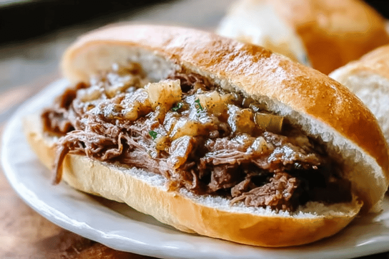 Cheesy Hot Beef Sandwich 10.Png