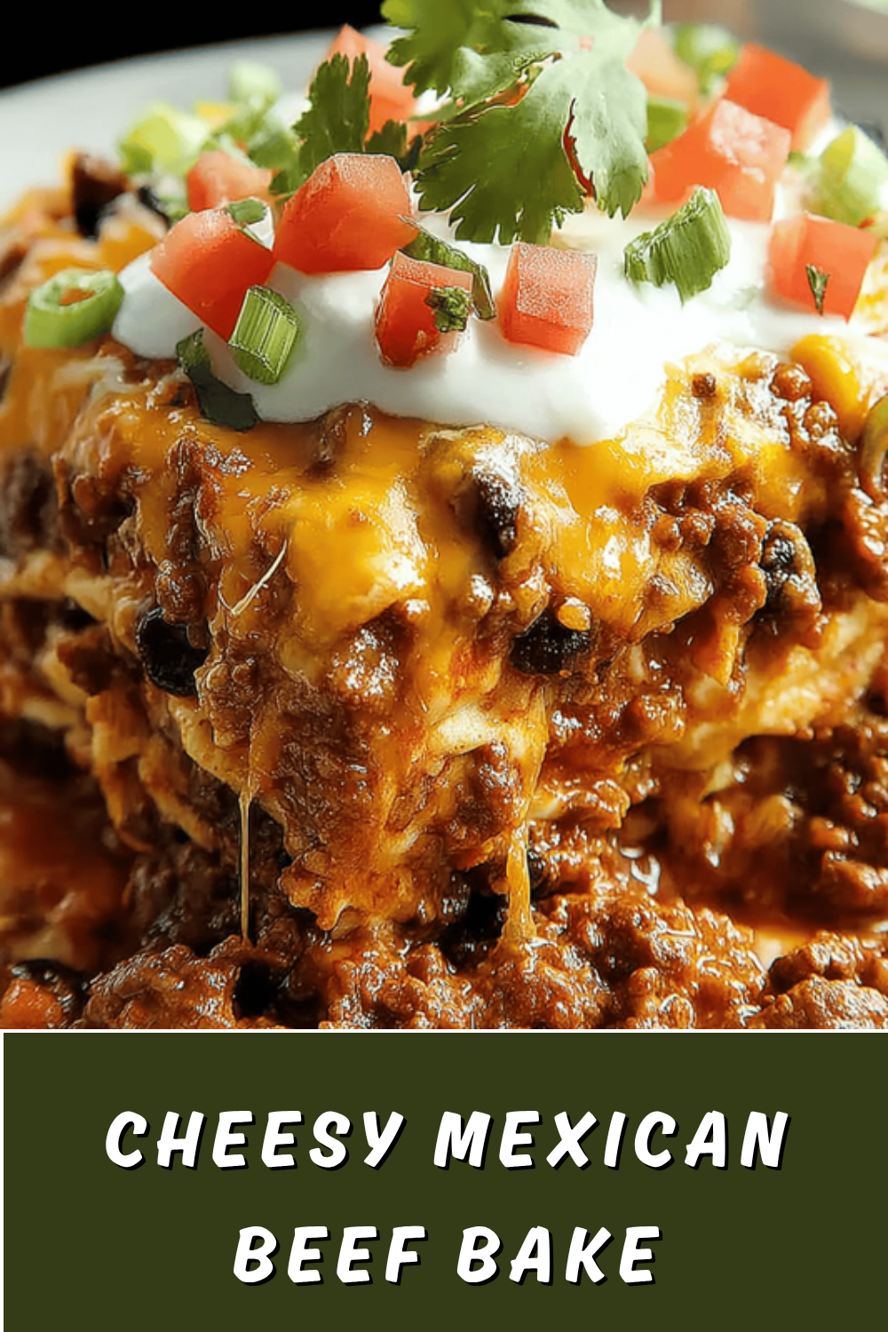 Cheesy Mexican Beef Bake