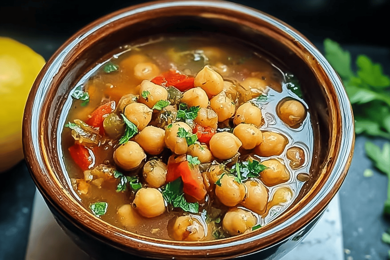 Moroccan Chickpea Soup Recipe With Flavorful Spices And Hearty Ingredients 6 Chickpea Instant Pot Soup
