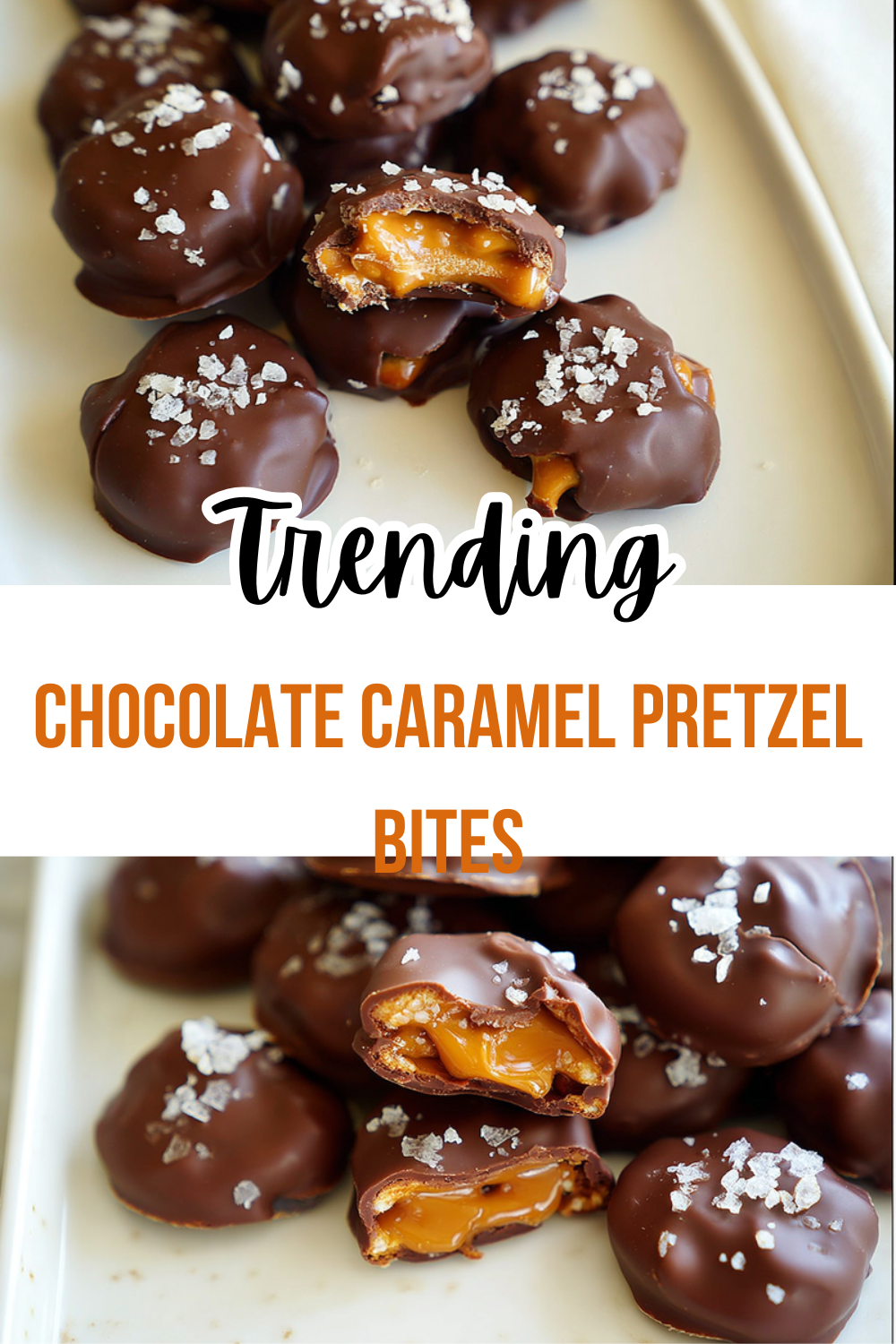 Chocolate Caramel Pretzel Bites