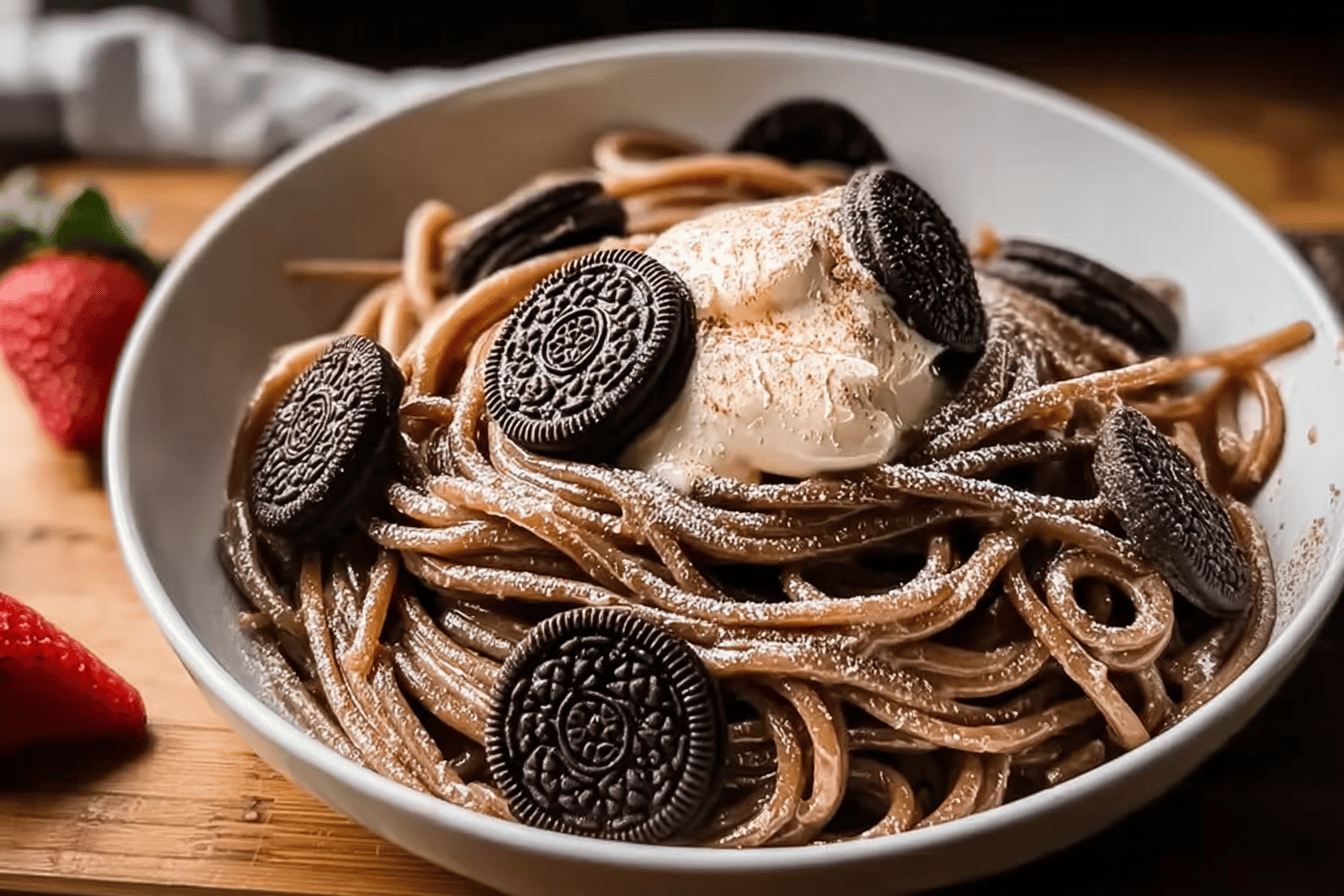 Chocolate Pancake Spaghetti Recipe For A Sweet Breakfast Treat 6 Chocolate Pancake Spaghetti