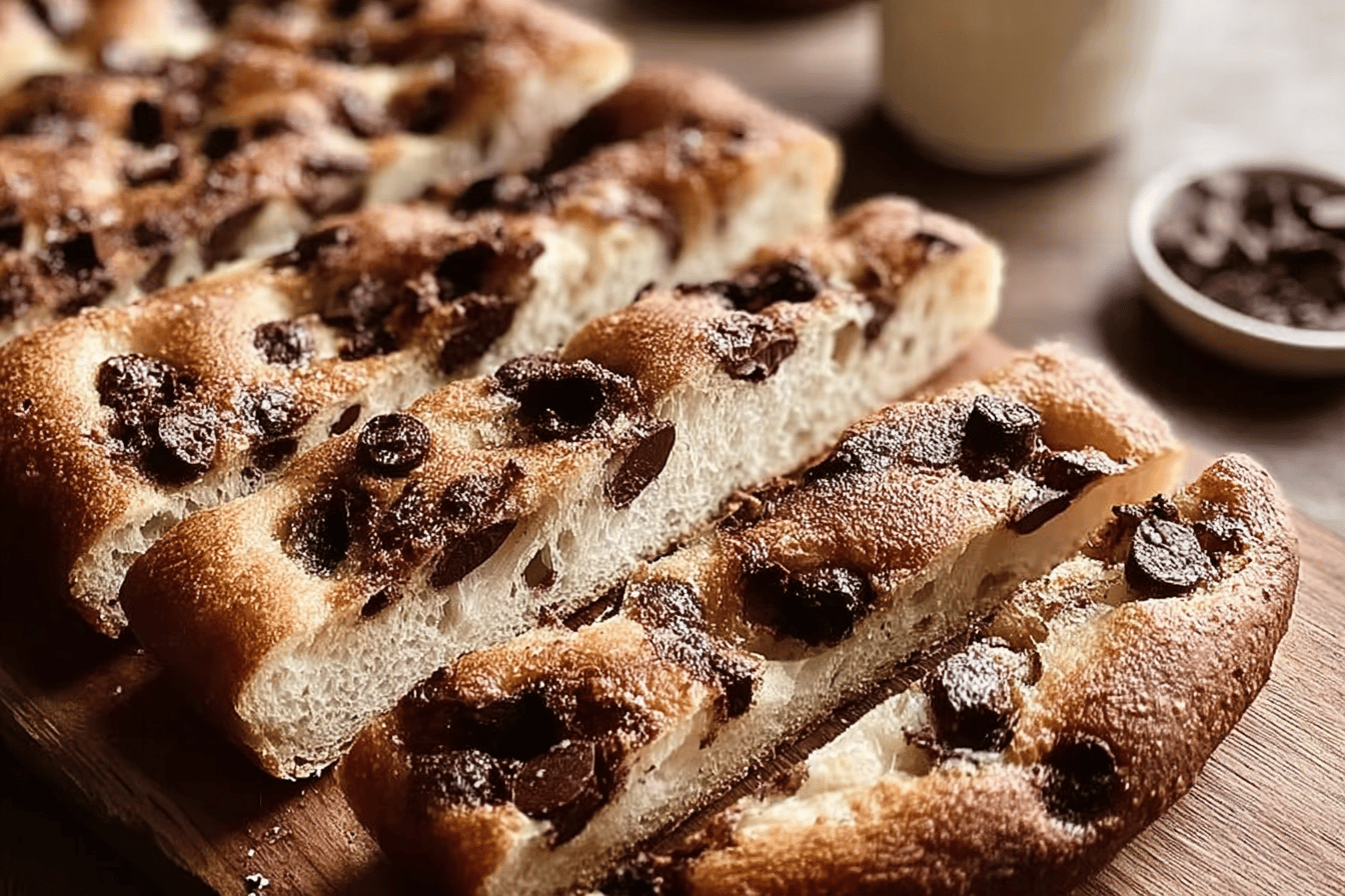 Chocolate Sourdough Focaccia Bread Recipe With Rich Cocoa Flavor 6 Chocolate Sourdough Focaccia