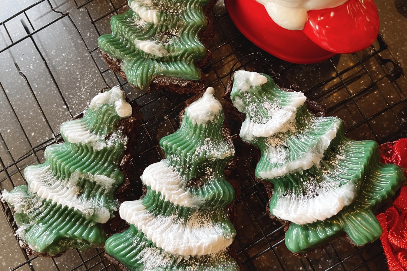 Christmas Tree Brownies Recipe Easy And Festive Holiday Treats 6 Christmas Tree Brownies