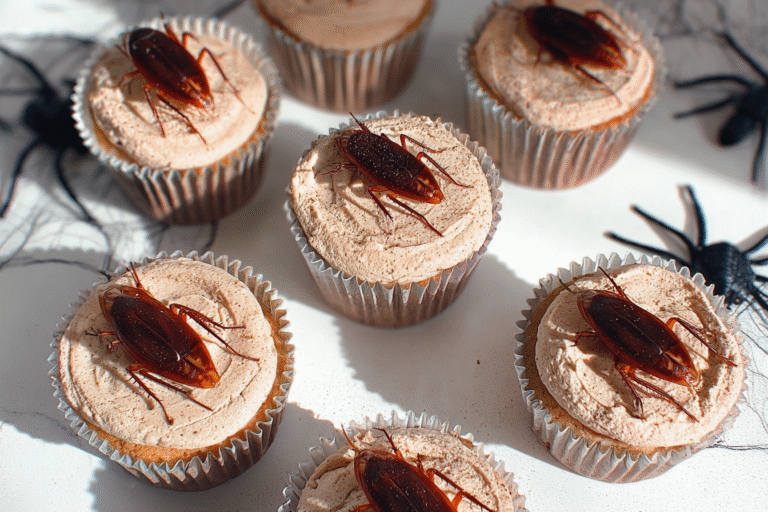 Cockroach Halloween Cupcakes 3.Png