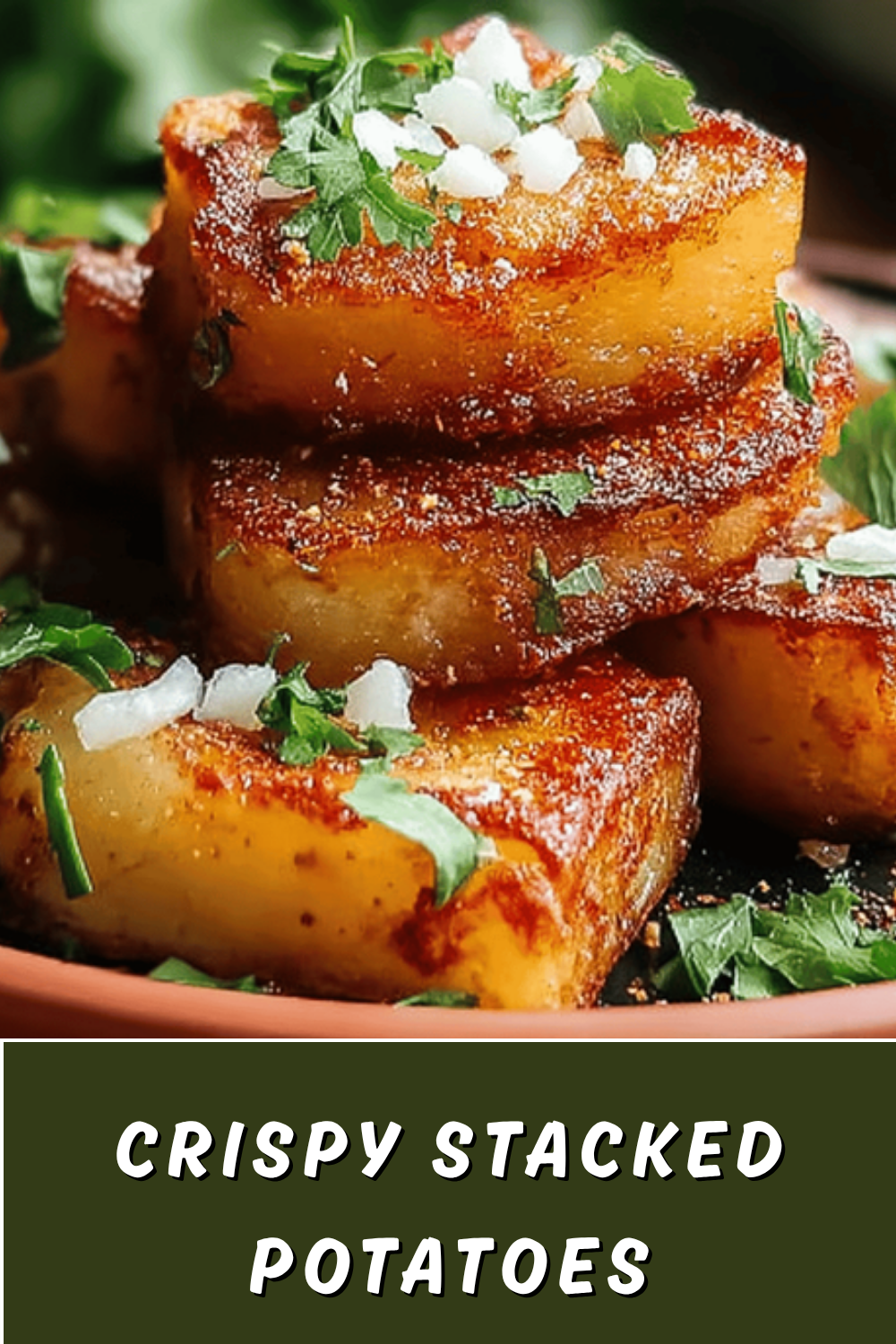 Crispy Cheesy Potato Stacks With Layers Of Golden Deliciousness 7 Crispy Stacked Potatoes