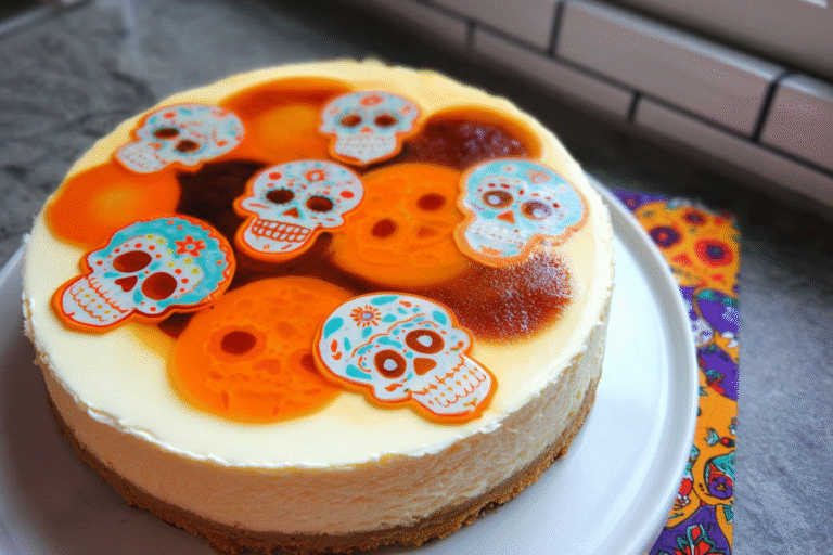 Day Of The Dead Cheesecake 13.Png