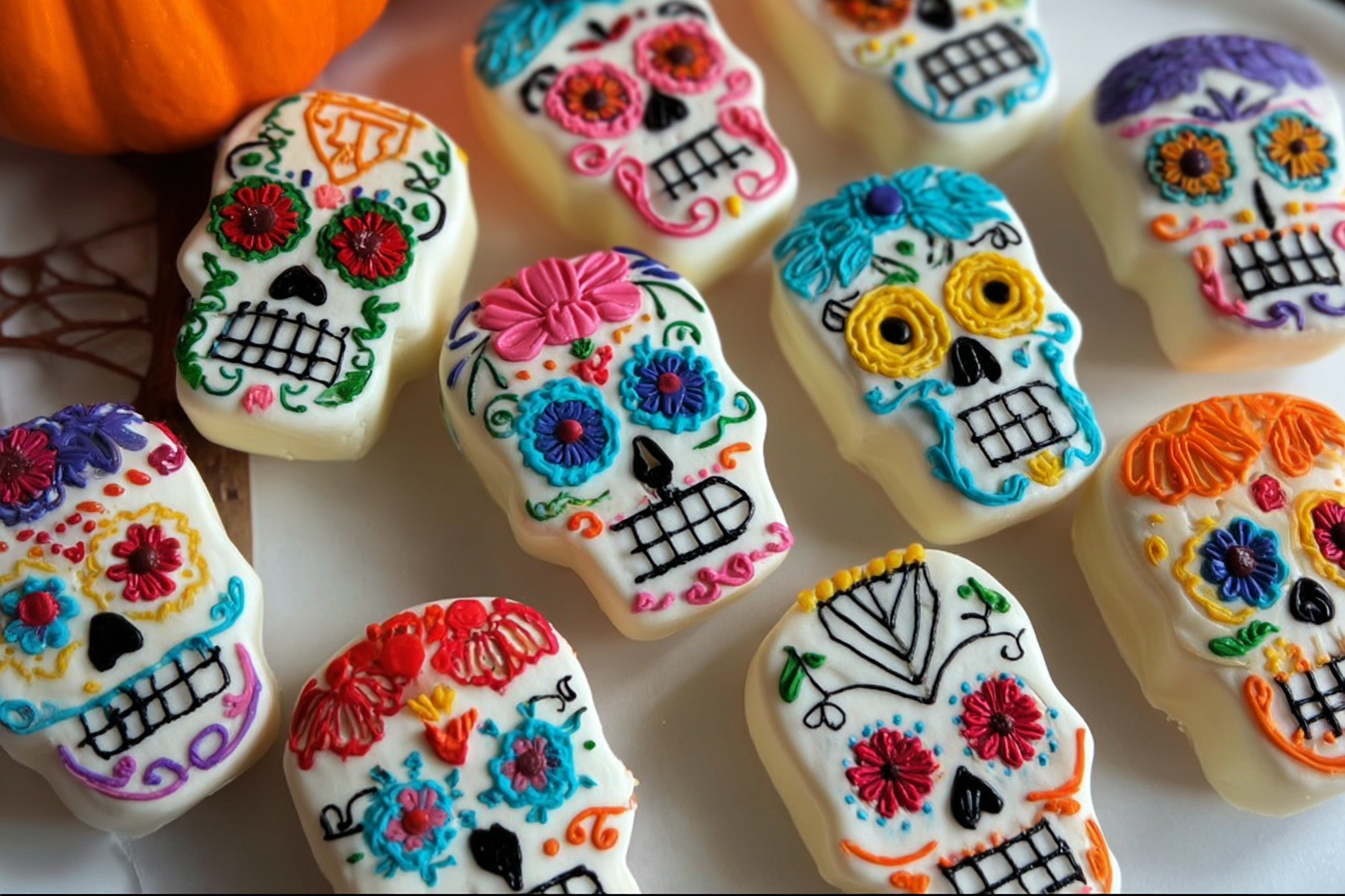 Easy Sugar Skull Cakes Recipe For Festive Celebrations 6 Dia De Los Muertos Mini Cakes