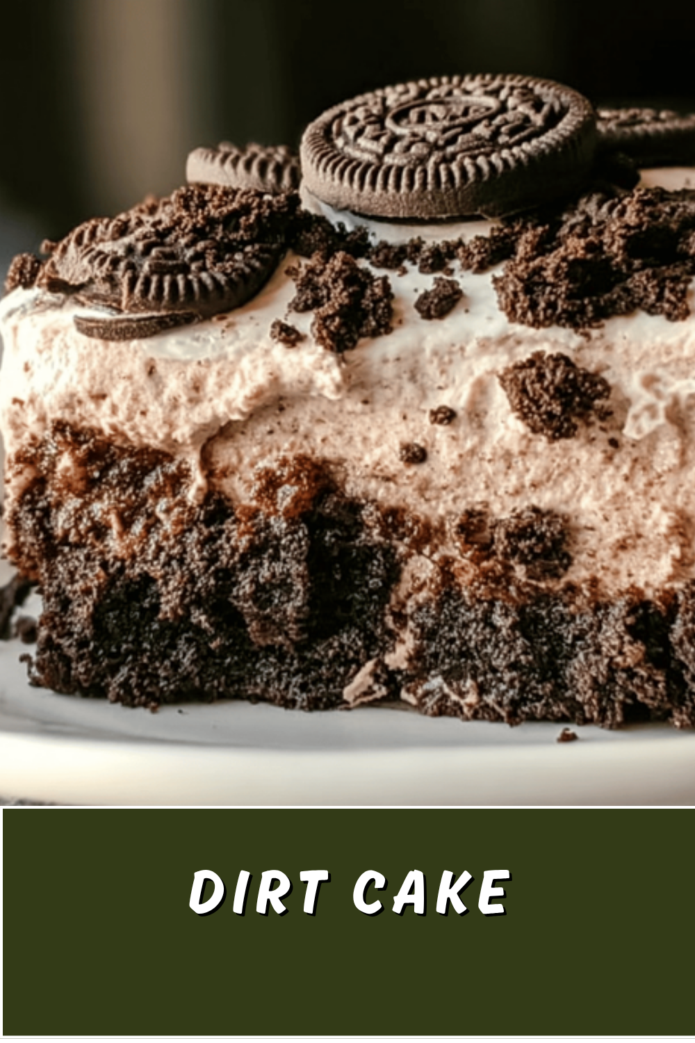 Oreo Dirt Cake Recipe With Creamy Pudding And Crunchy Cookies 7 Dirt Cake