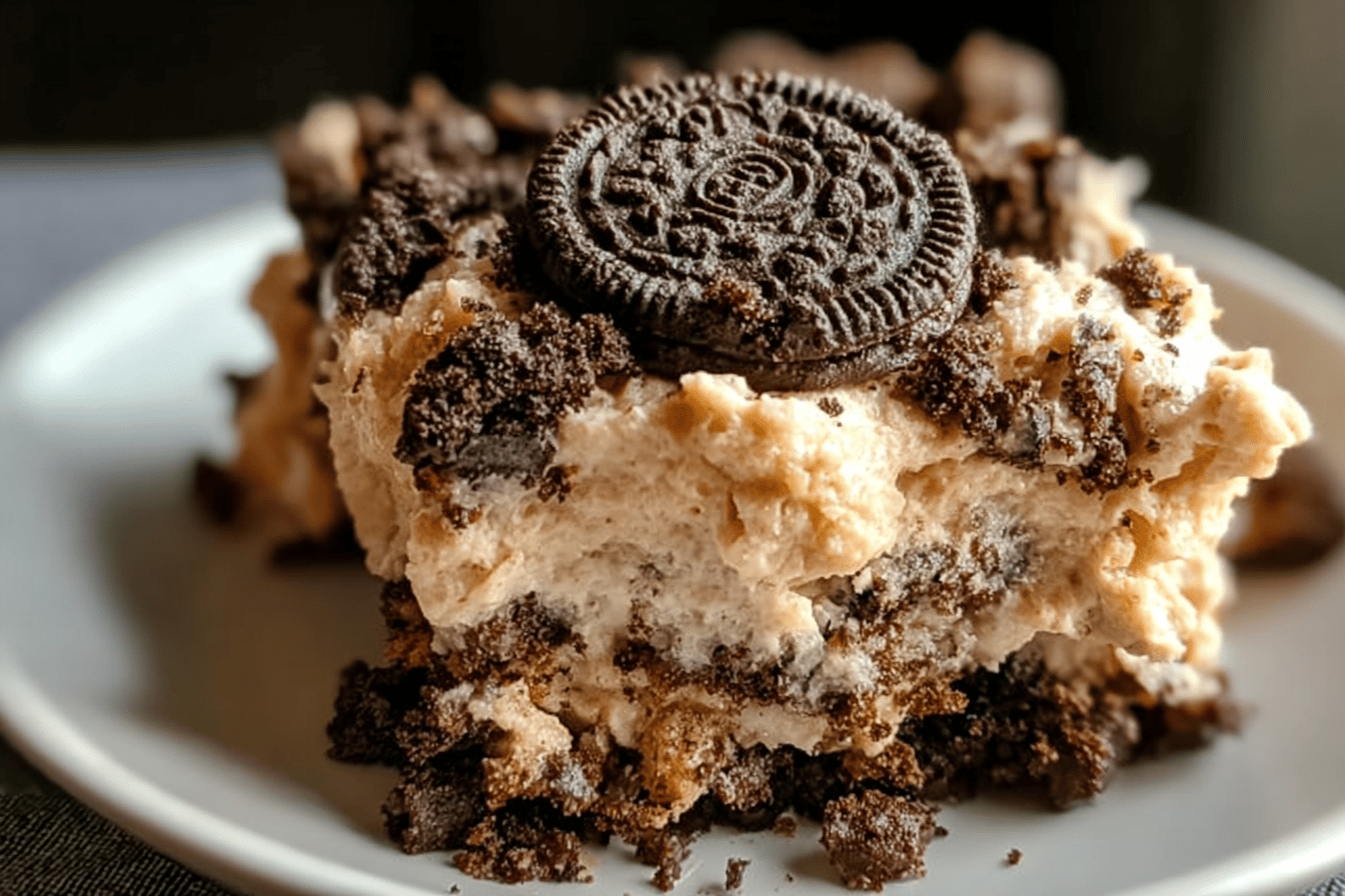 Oreo Dirt Cake Recipe With Creamy Pudding And Crunchy Cookies 6 Dirt Cake