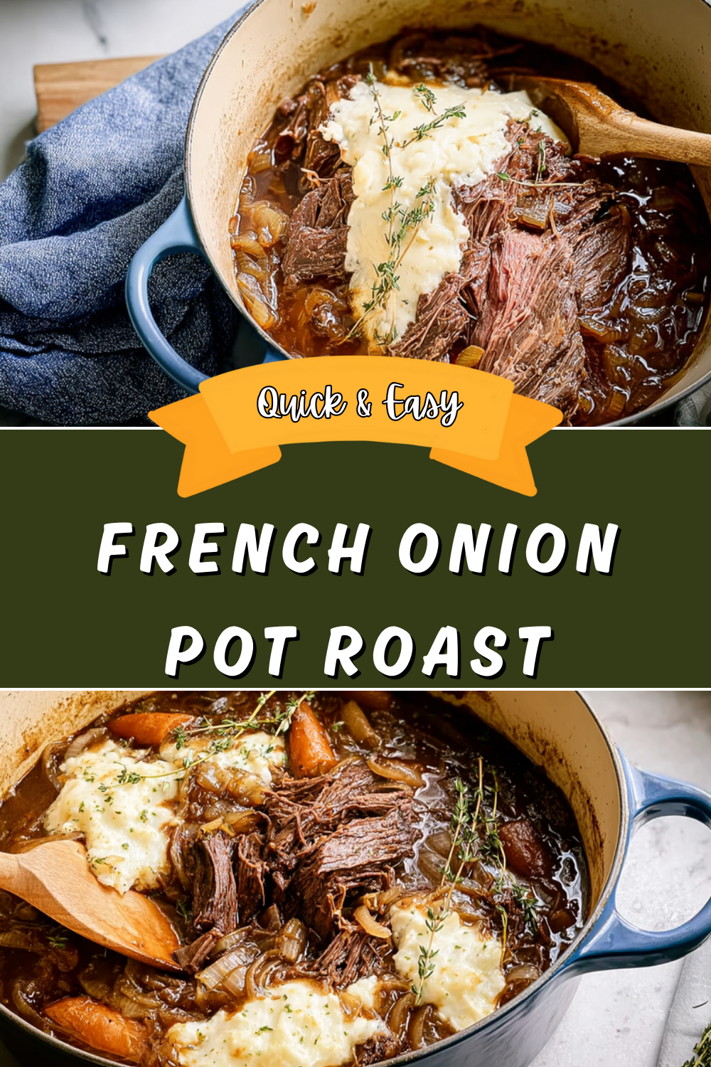 French Onion Pot Roast Recipe With Rich Flavor And Tender Meat 7 French Onion Pot Roast