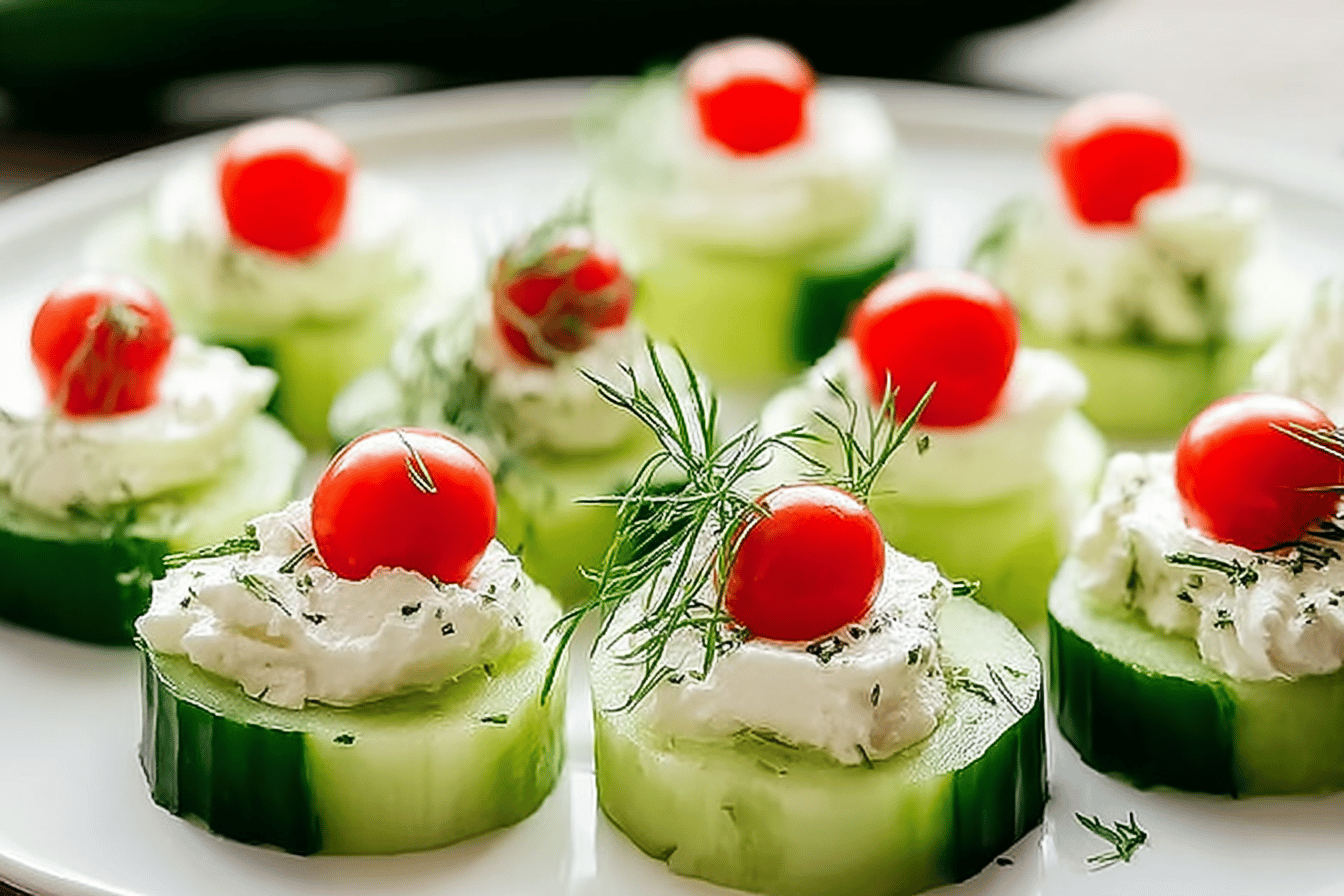 Stuffed Cucumber Bites Recipes For Fresh And Easy Appetizers 6 Fresh Cucumber Bites