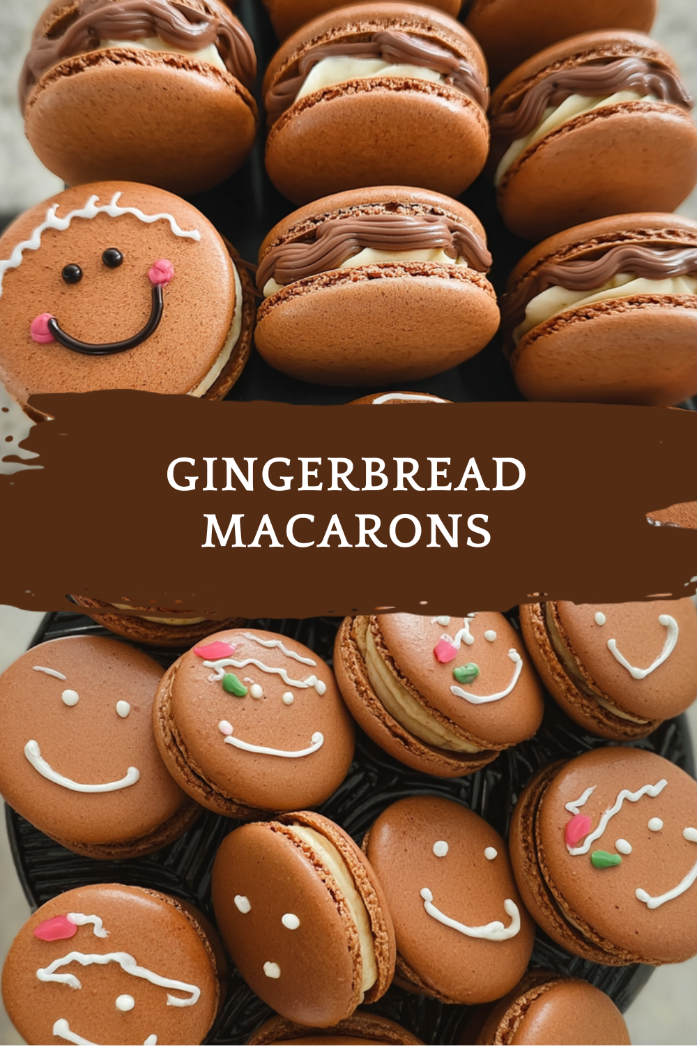 Gingerbread Macarons Recipe With Warm Spices And Sweet Filling 7 Gingerbread Macarons