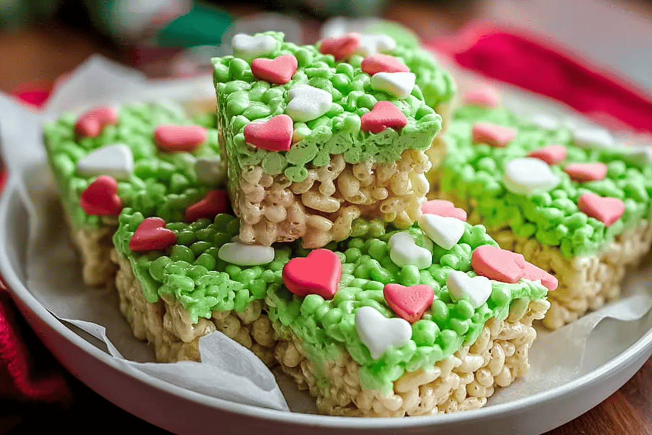 Grinch Rice Krispies Treats Recipe For Festive Holiday Fun 6 Grinch Rice Krispie Treats