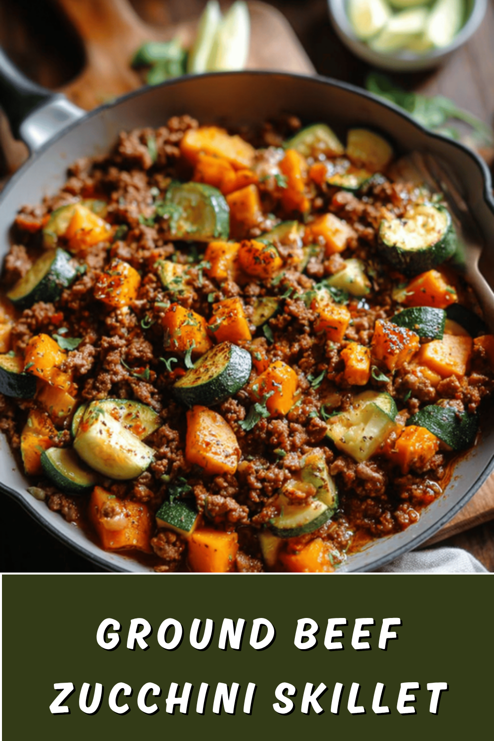 Ground Beef And Zucchini Skillet Recipe For Quick Healthy Meals 7 Ground Beef Zucchini Skillet