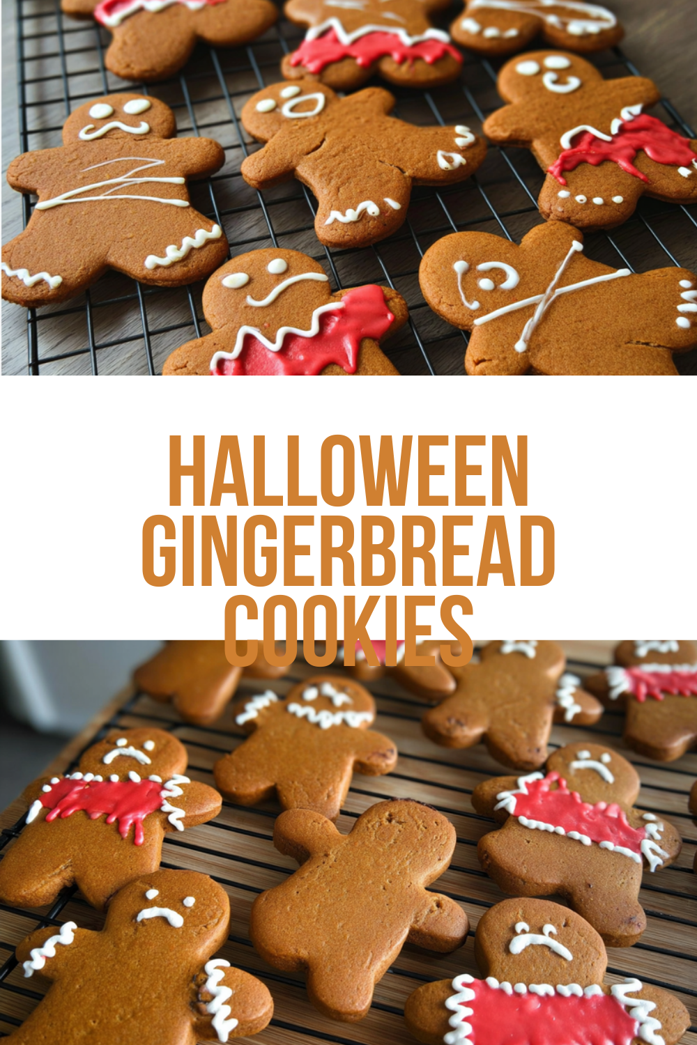 Halloween Gingerbread Cookies