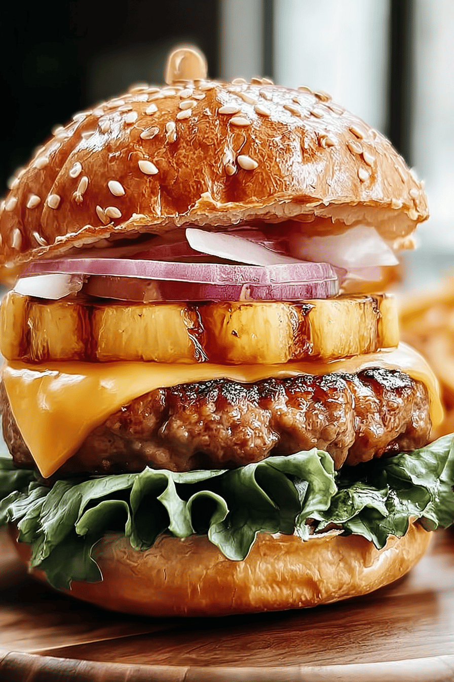 Hawaiian Burgers Recipes With Sweet Pineapple And Savory Flavors 6 Hawaiian Burgers